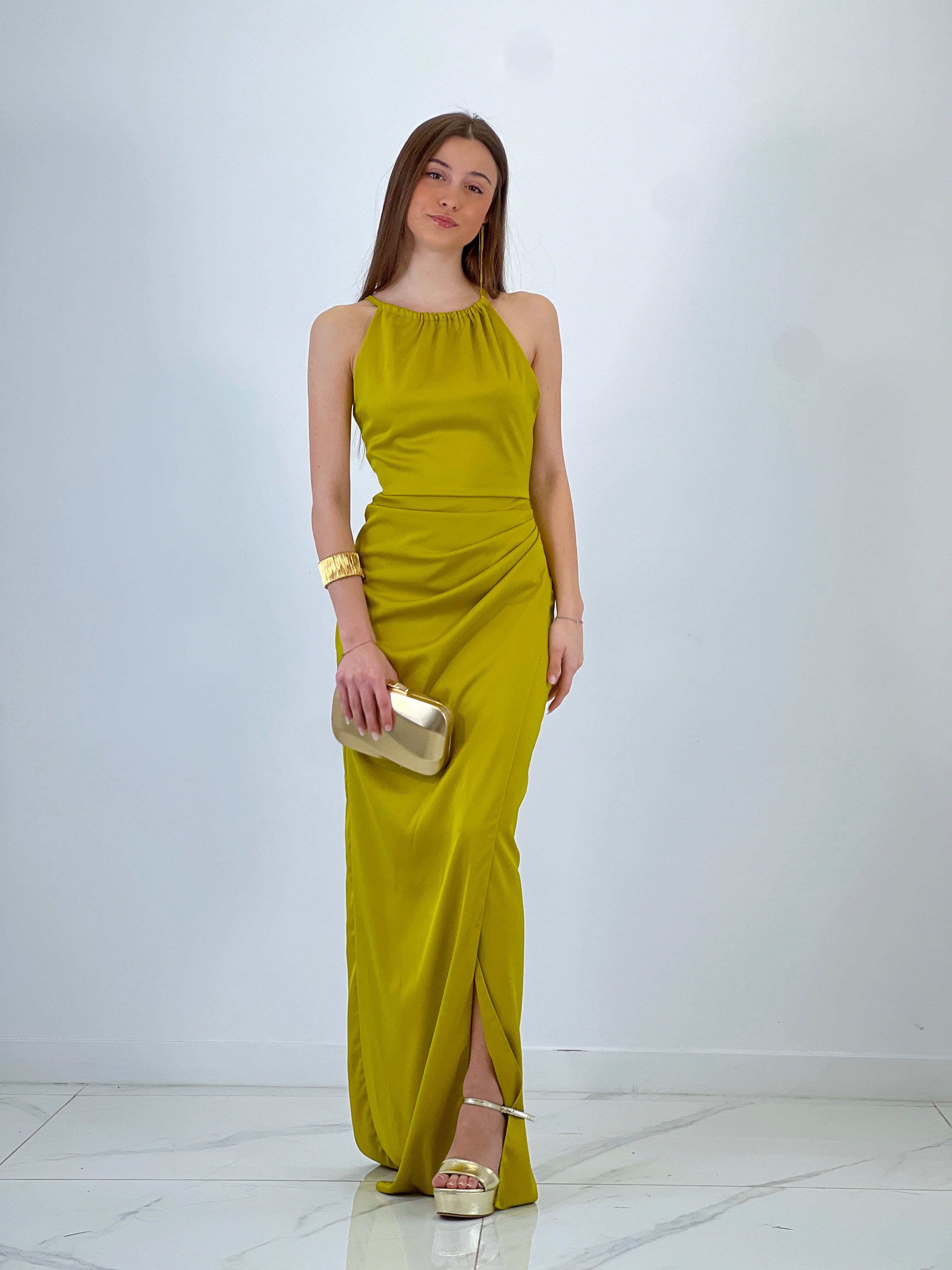 Vestido raso halter Gala - Zebra&Maduixa®
