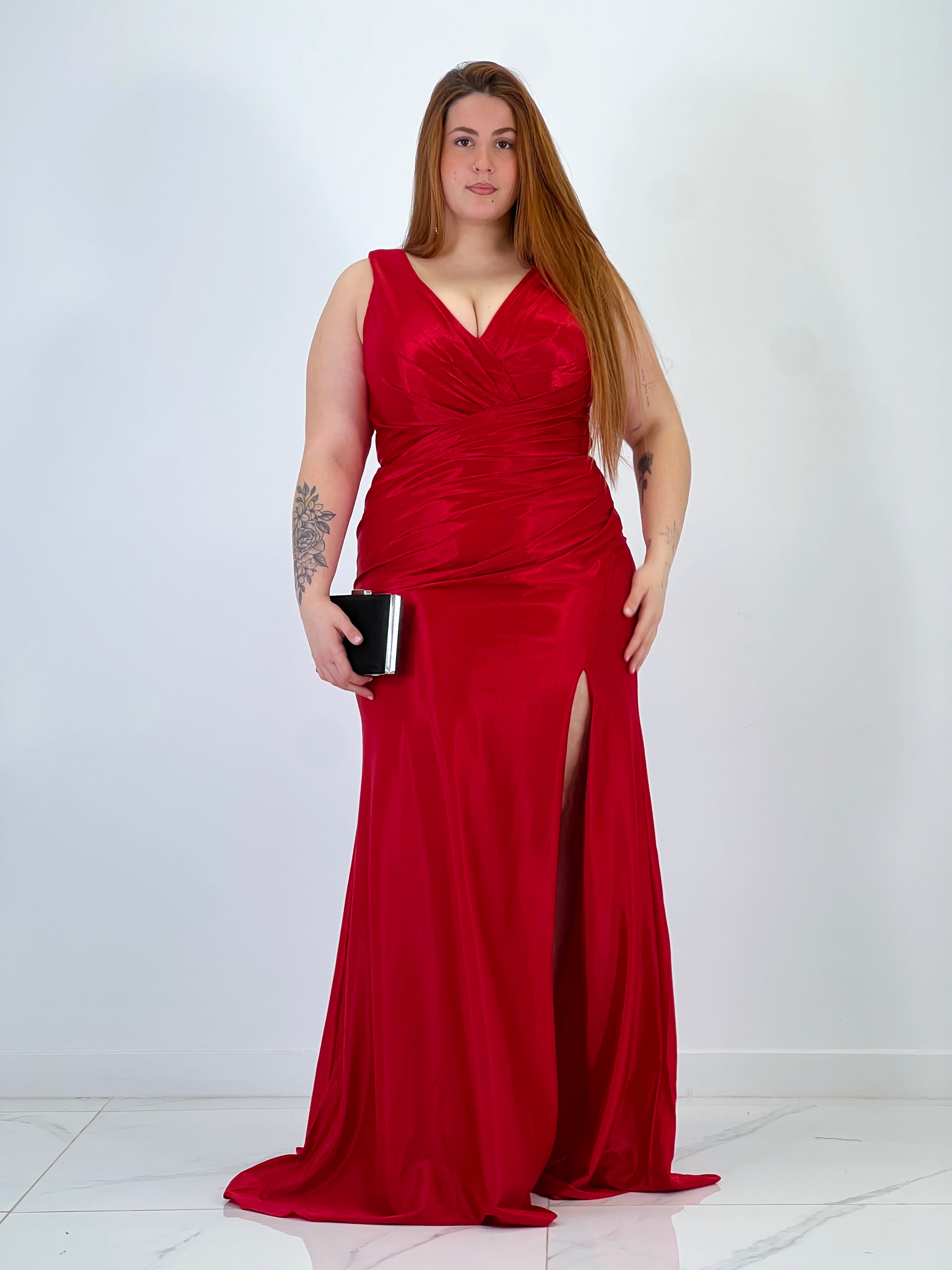 Robe satinée Yael