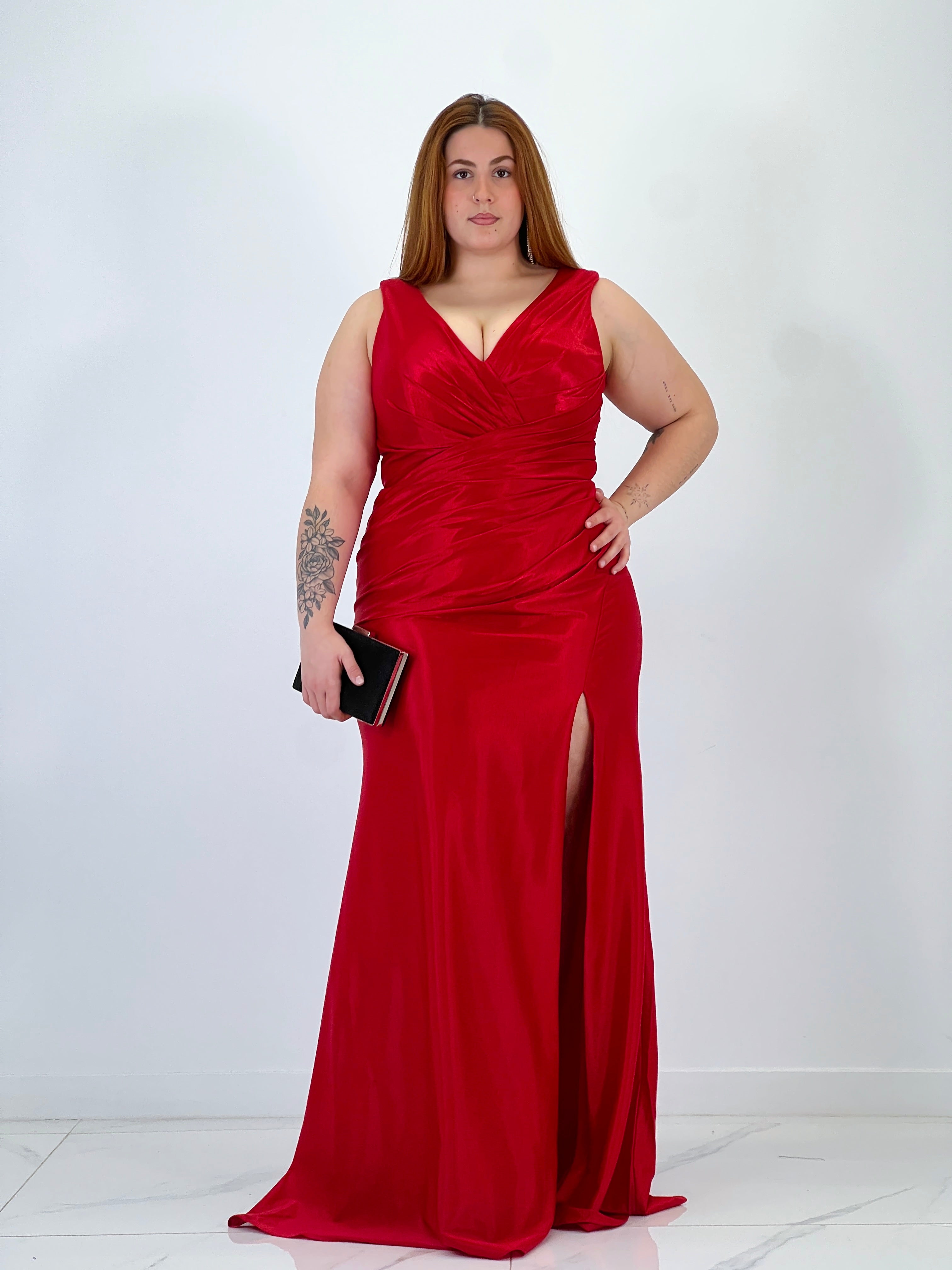 Robe satinée Yael