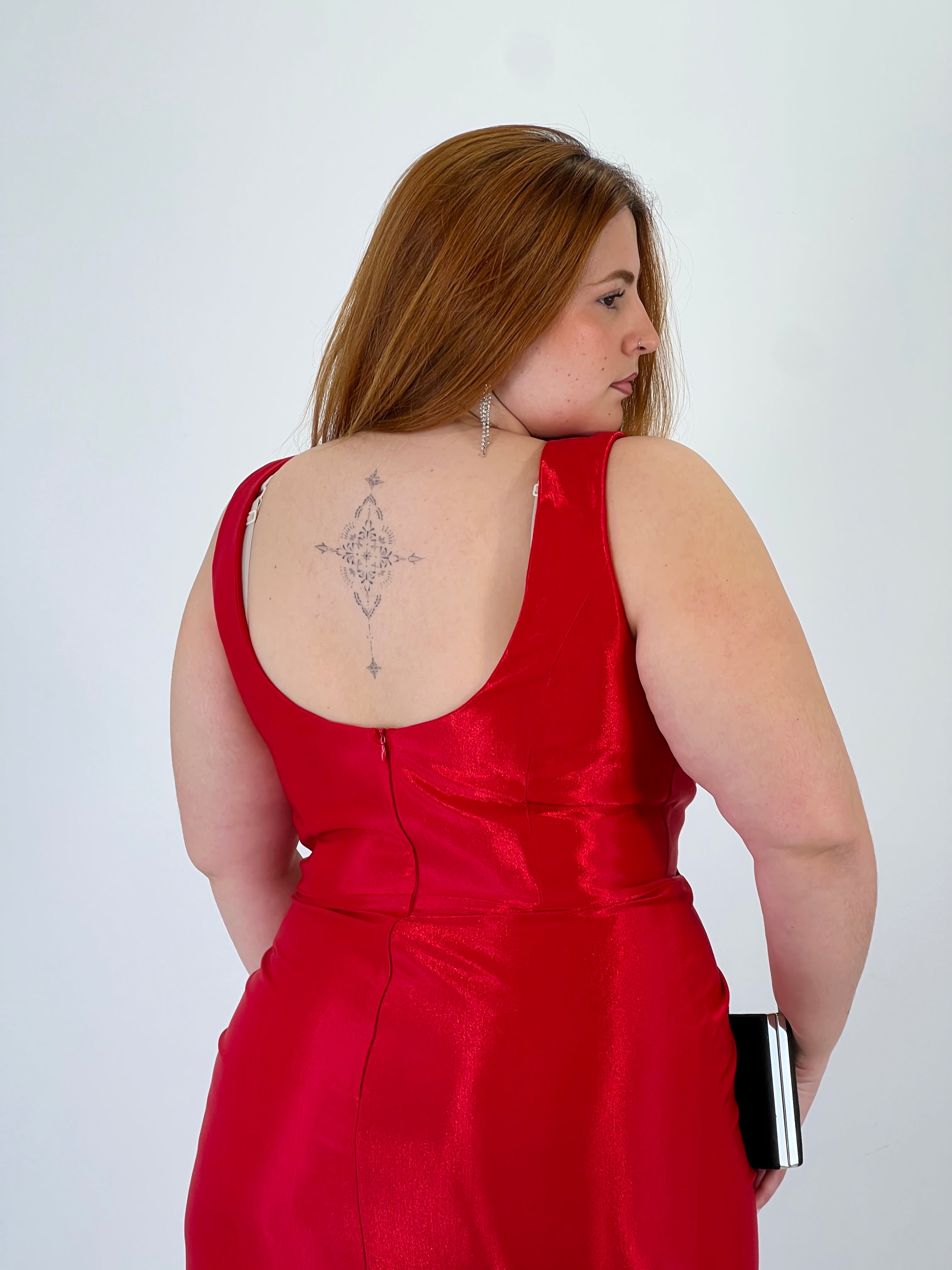 Robe satinée Yael