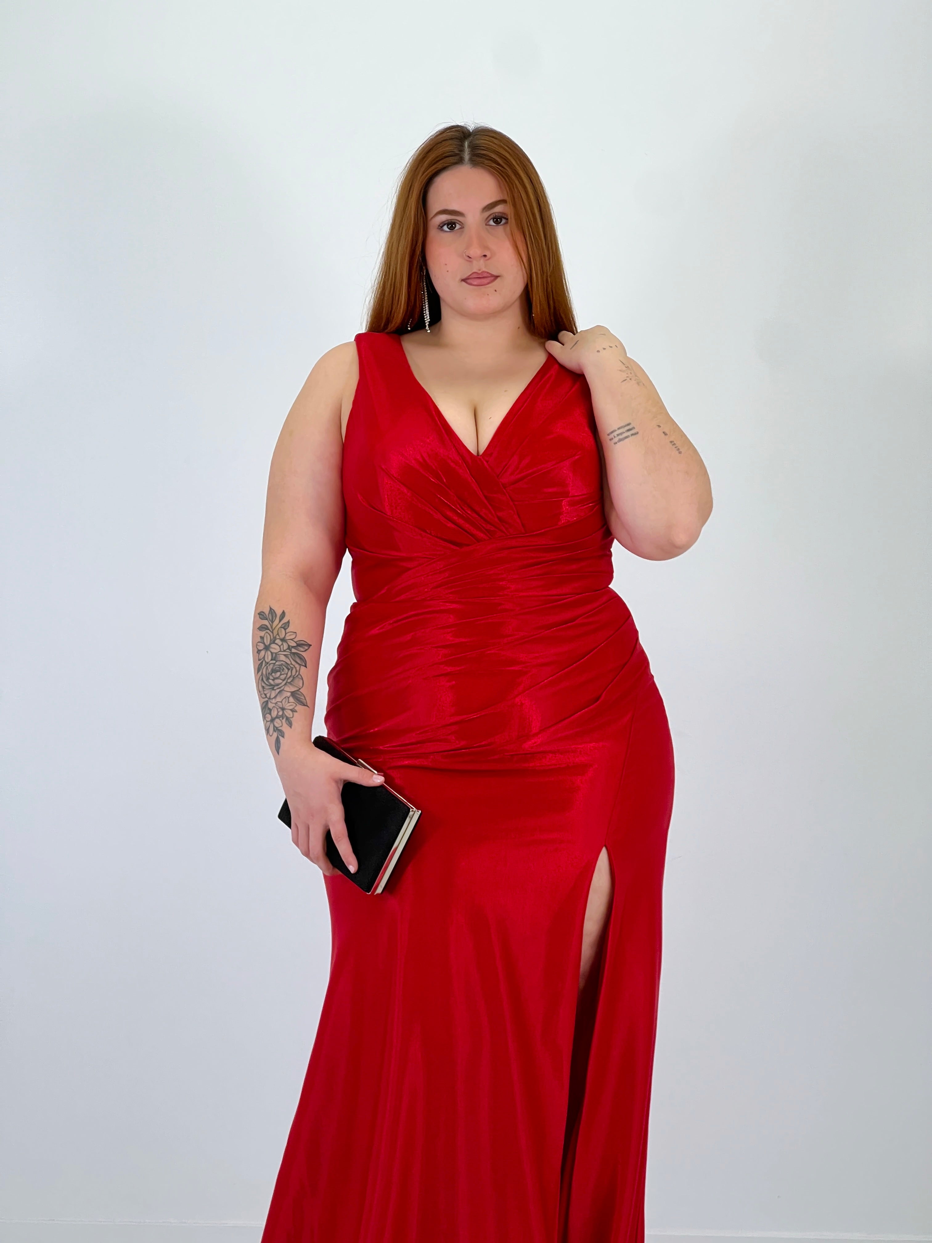 Robe satinée Yael