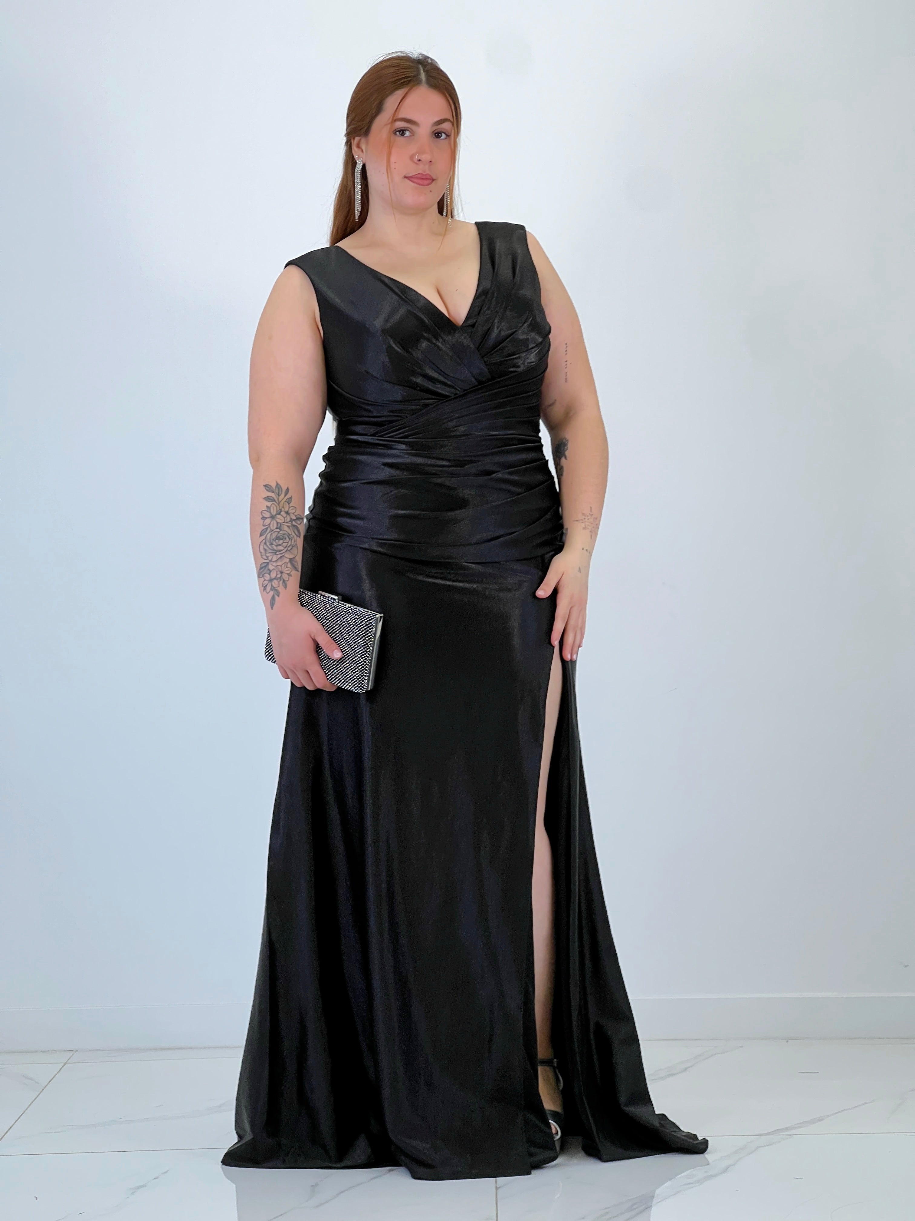 Robe satinée Yael