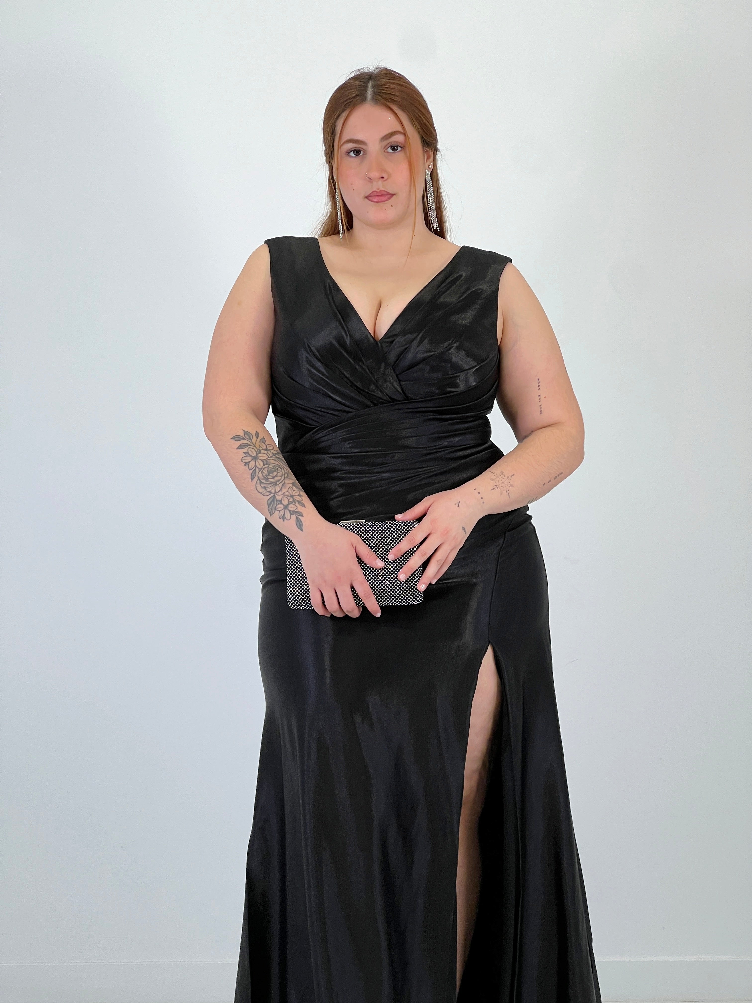 Robe satinée Yael