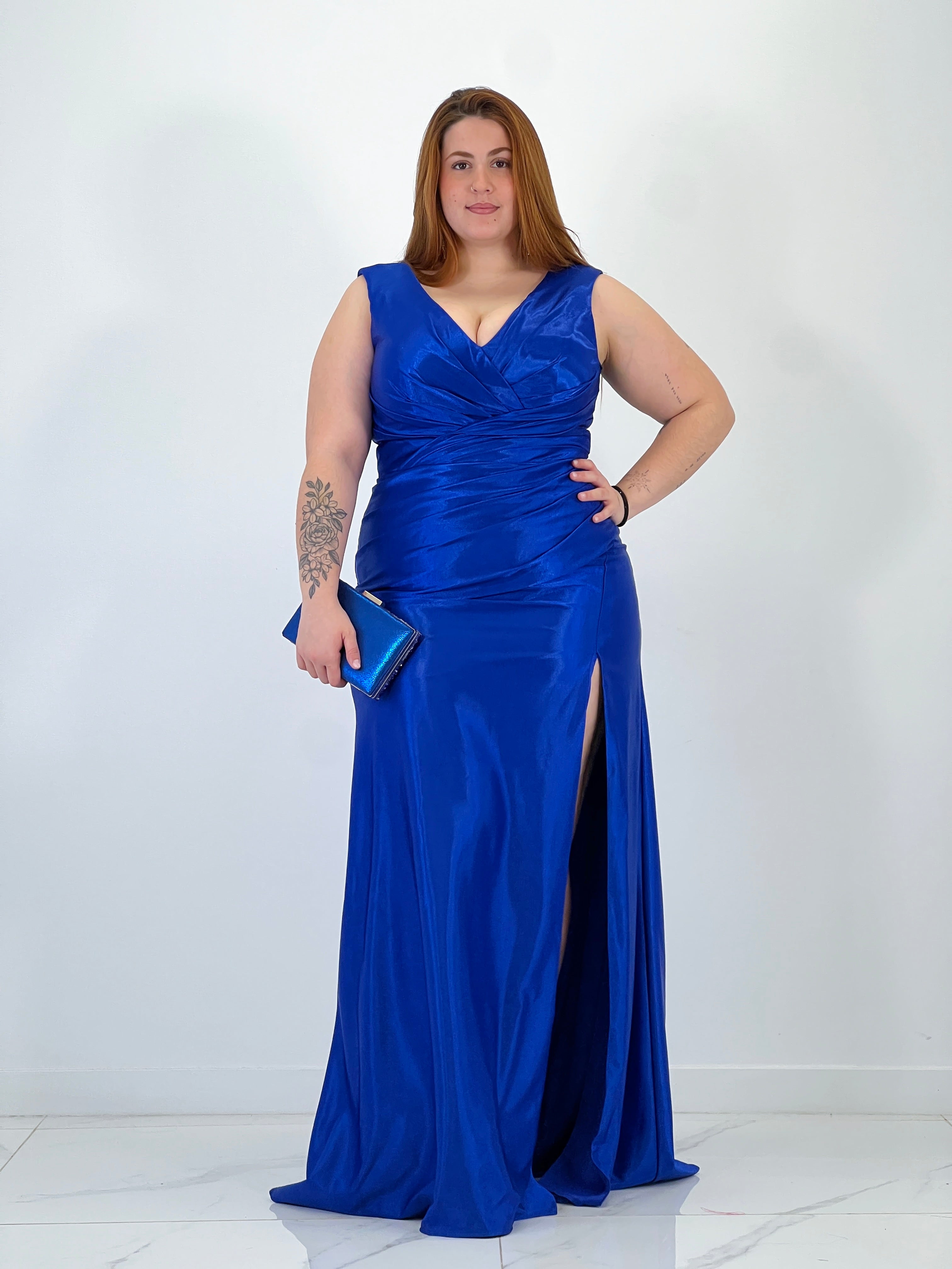 Robe satinée Yael