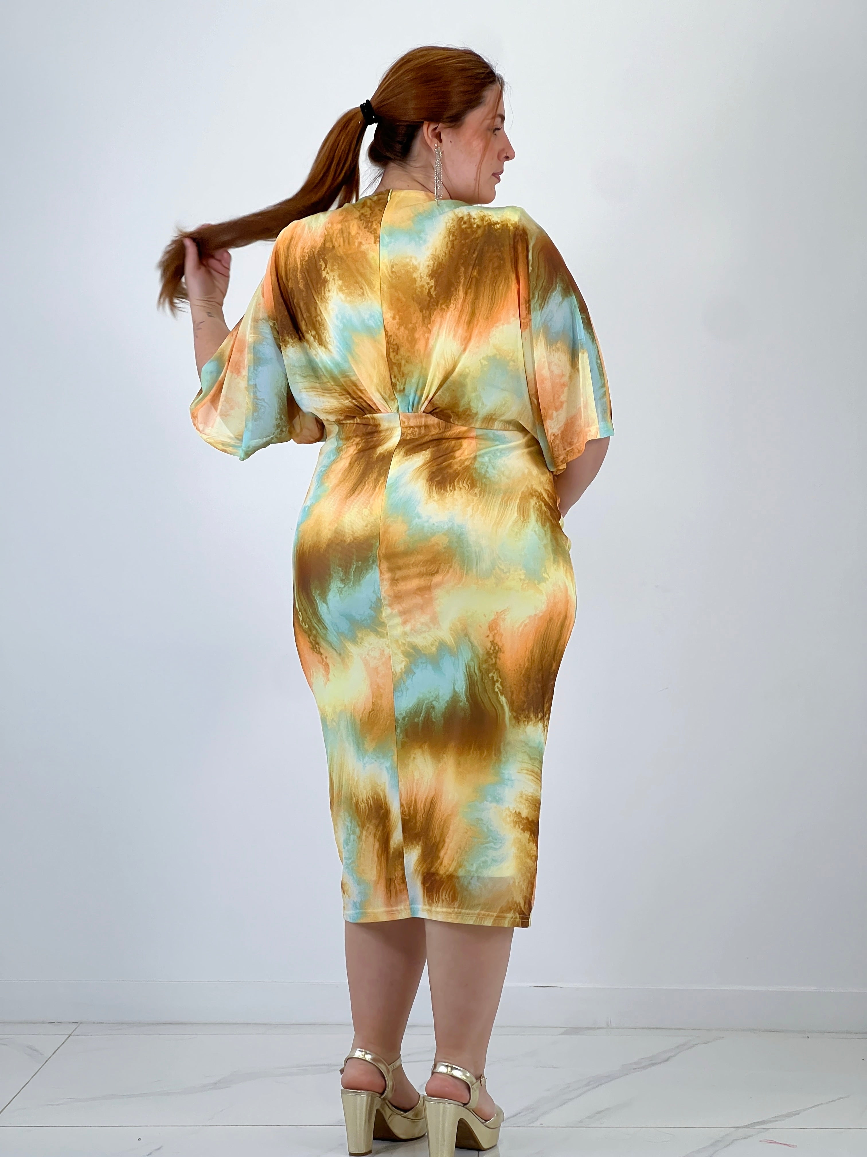 Gabriela printed midi dress