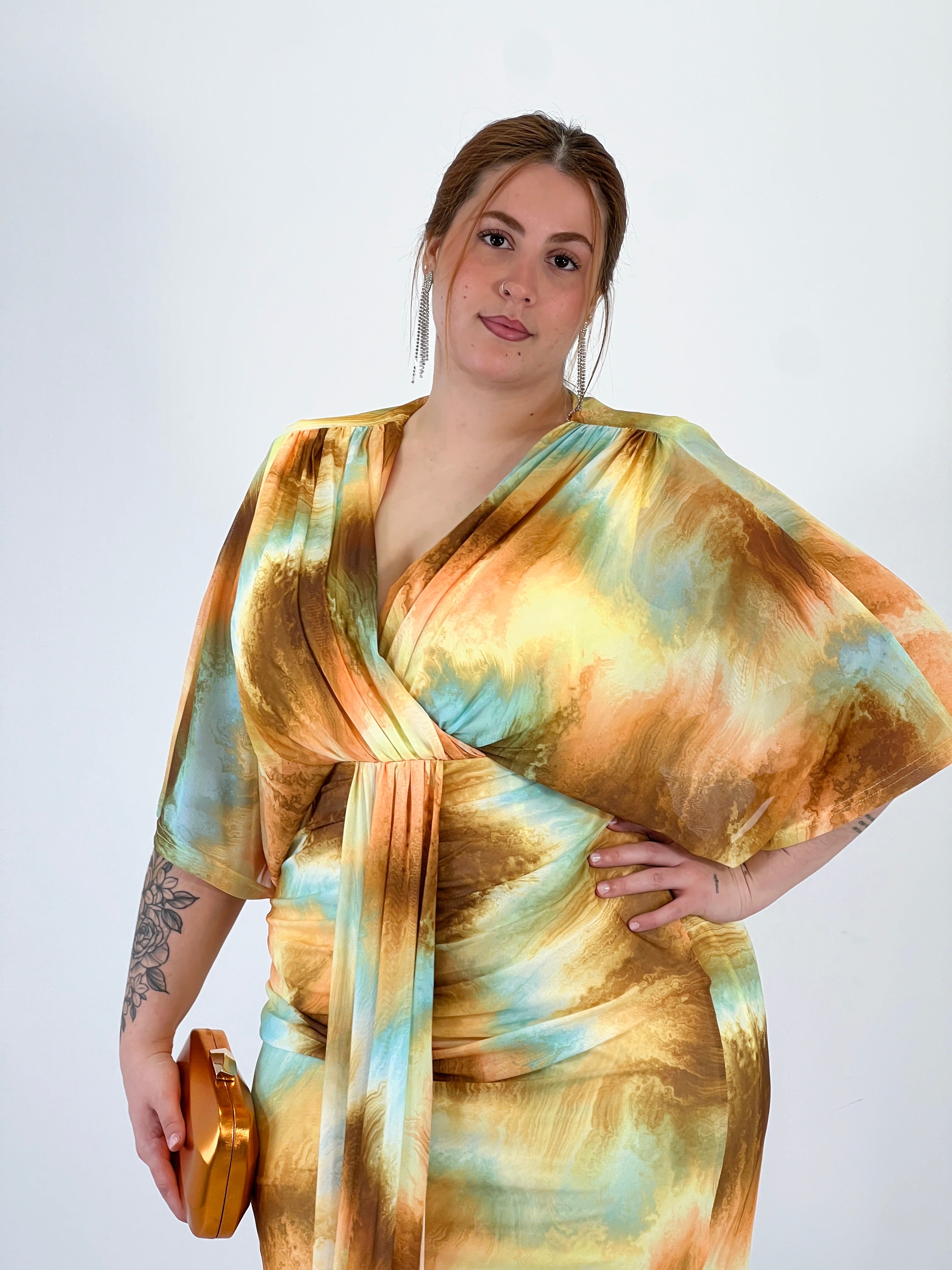 Gabriela printed midi dress