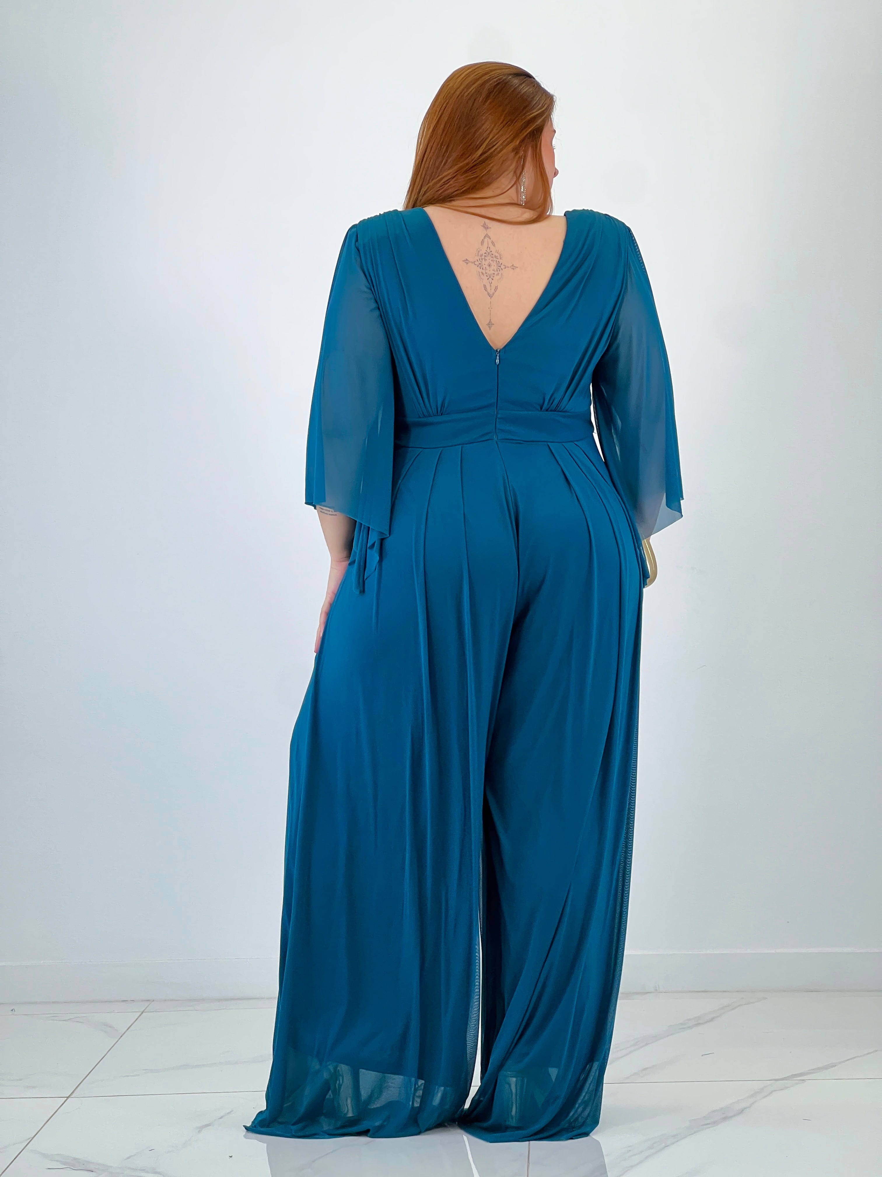 Mencía flared sleeve jumpsuit