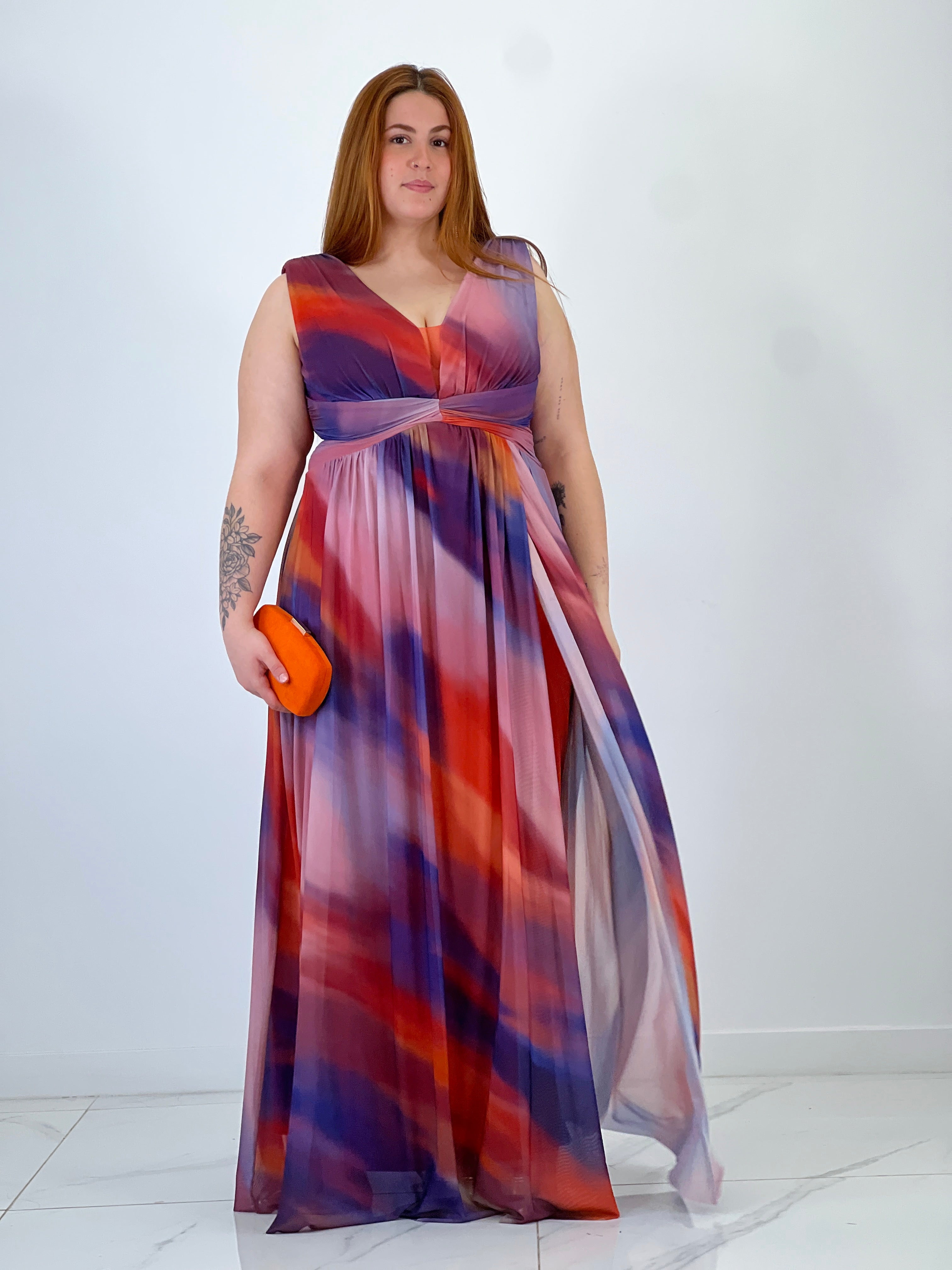 Vestido largo estampado Pristina - Zebra&Maduixa®