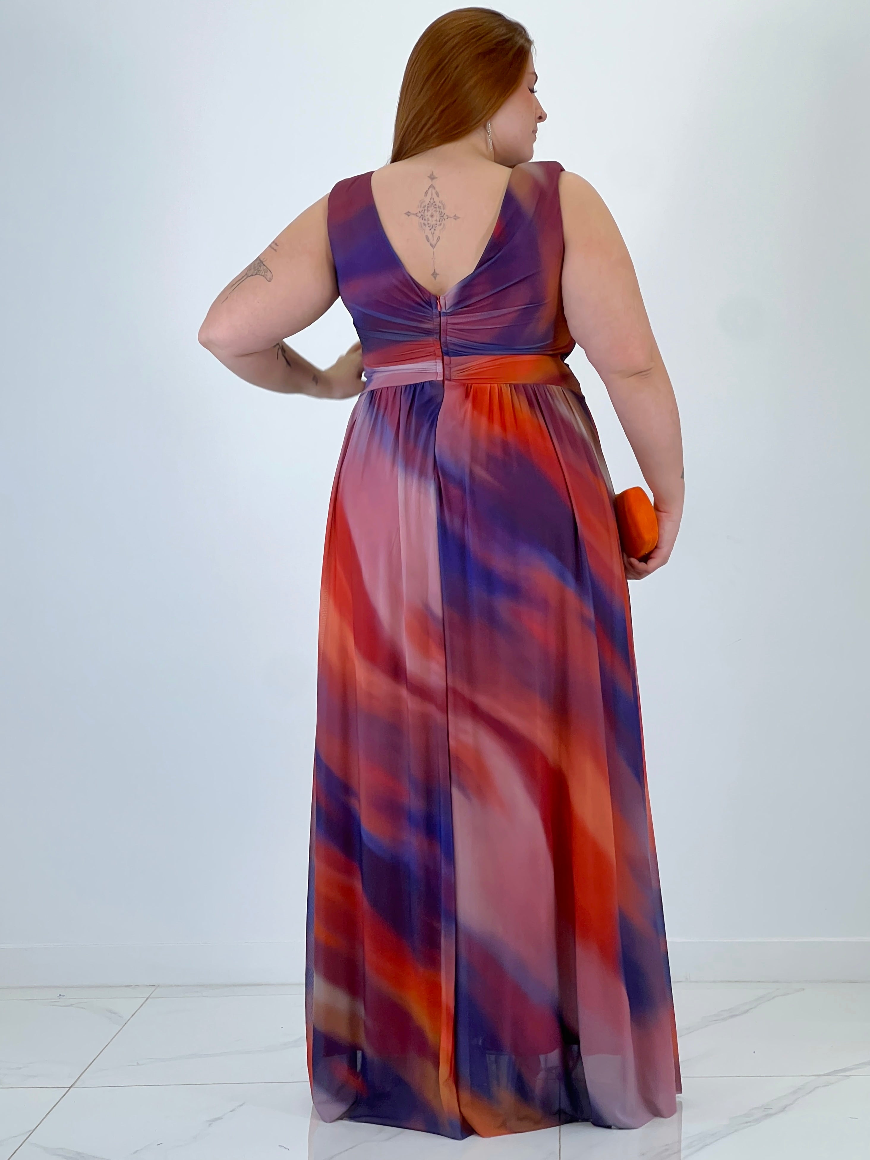 Vestido largo estampado Pristina - Zebra&Maduixa®