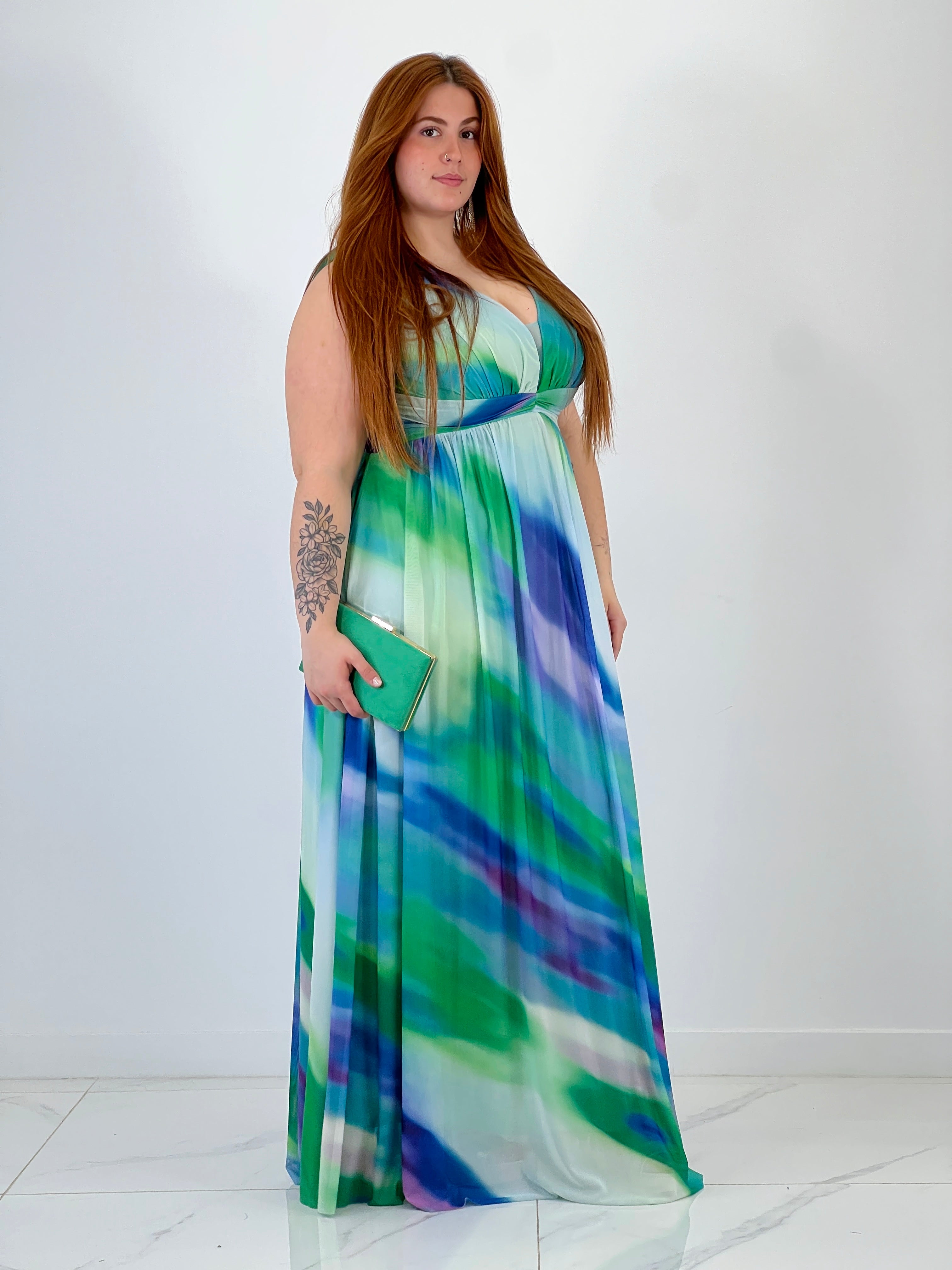 Vestido largo estampado Pristina - Zebra&Maduixa®
