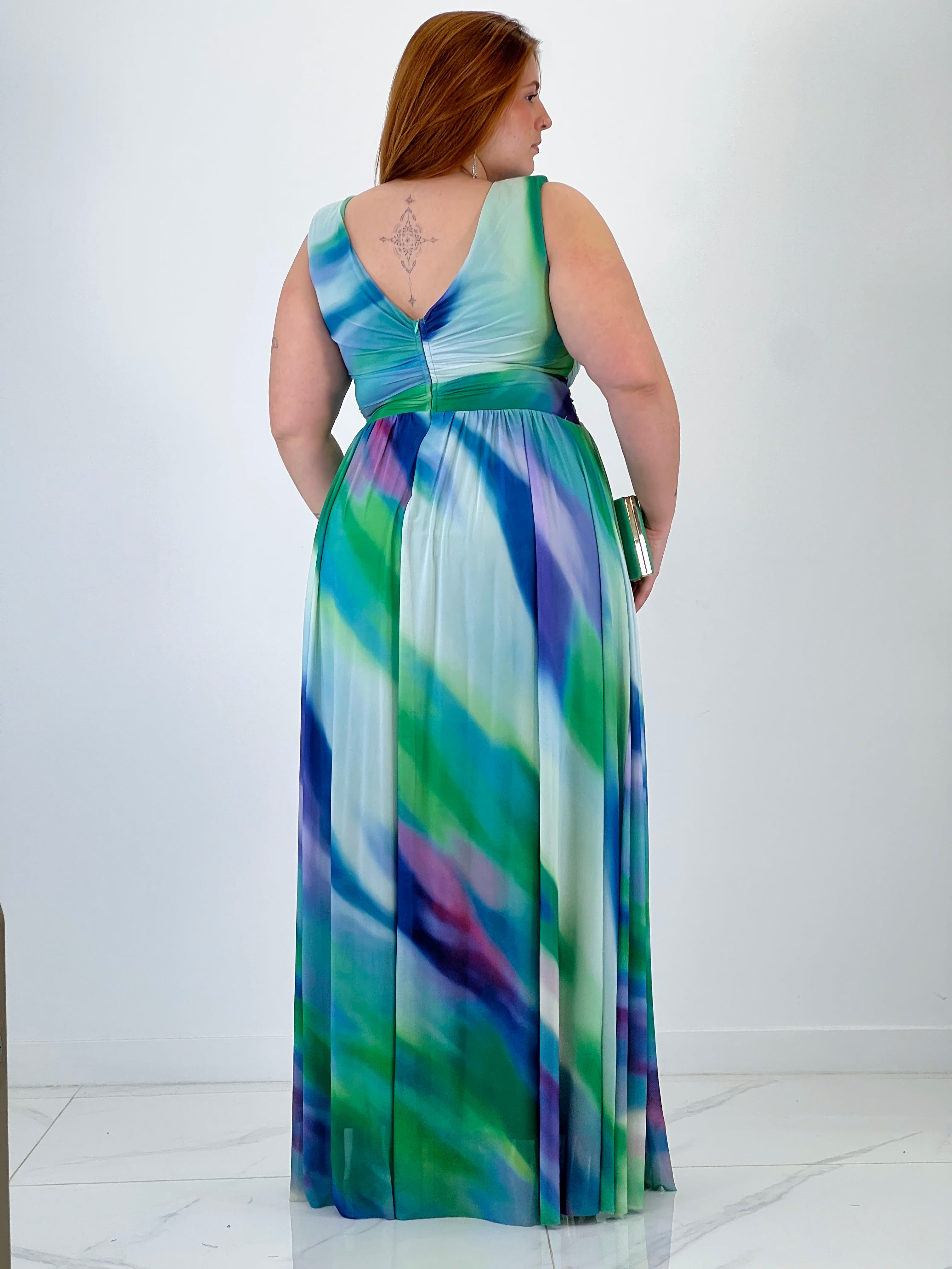 Vestido largo estampado Pristina - Zebra&Maduixa®