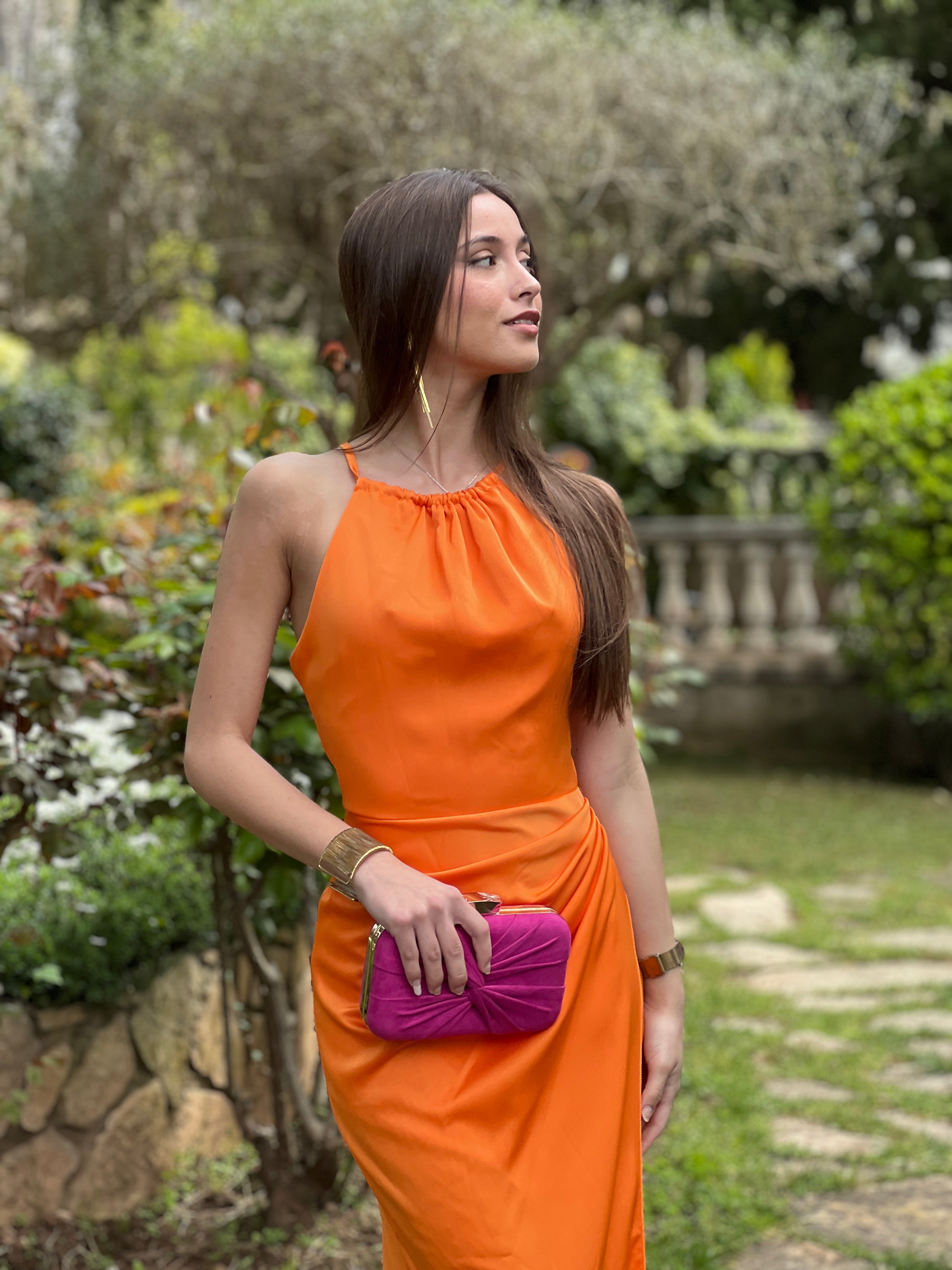 Vestido raso halter Gala - Zebra&Maduixa®