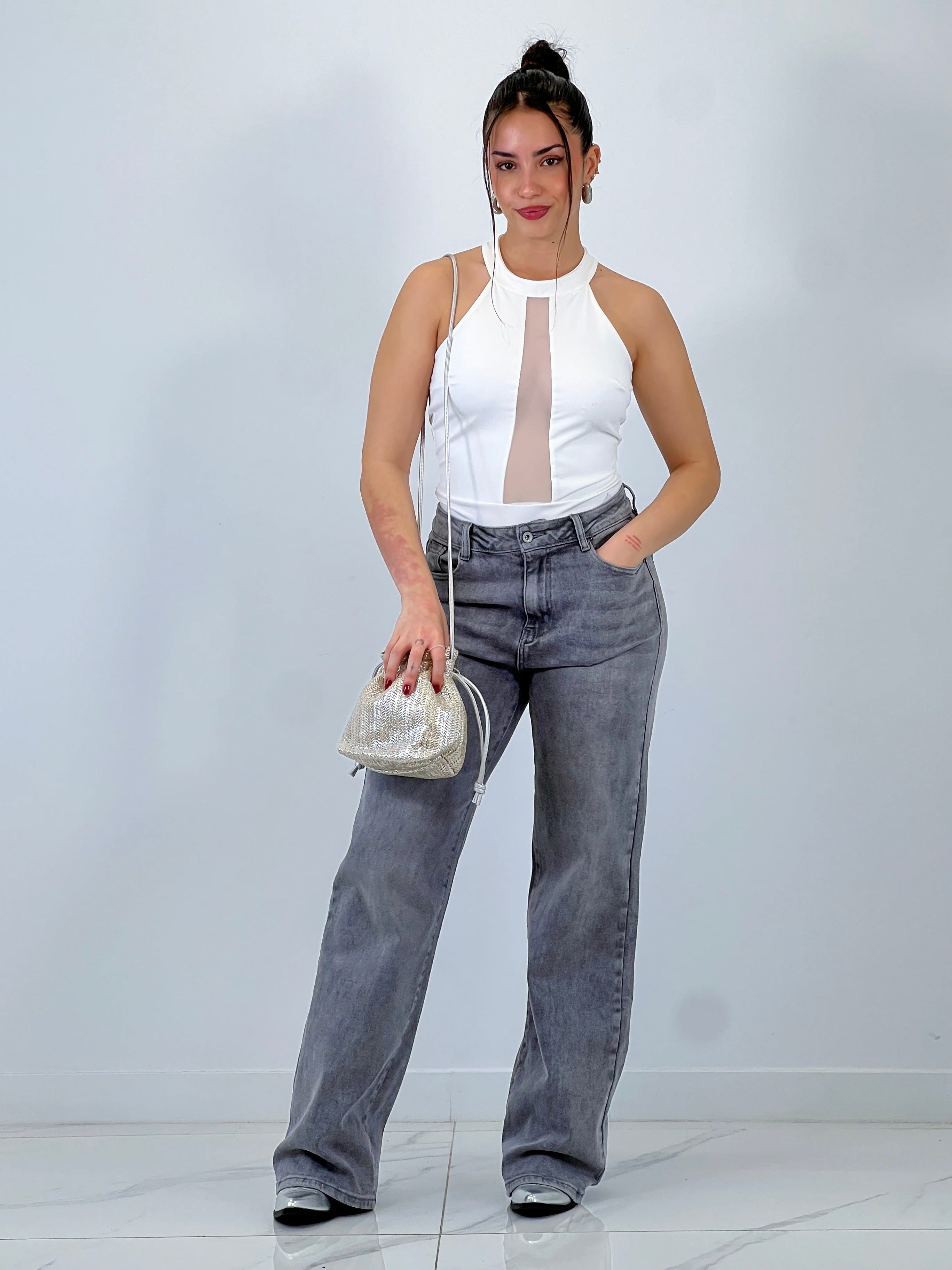 Jeans rectos tiro alto - Zebra&Maduixa®