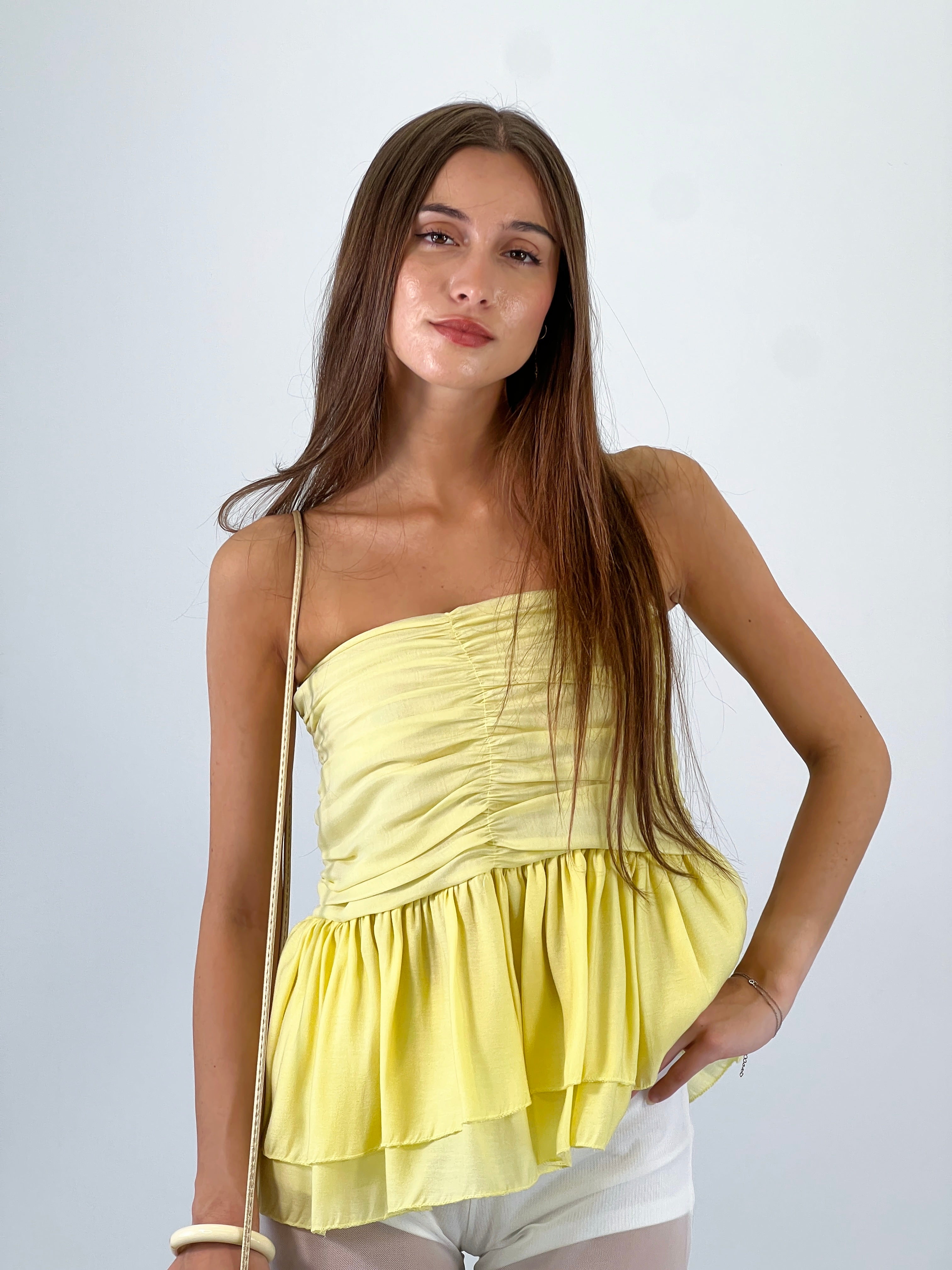 Falda fruncida volantes tul - Zebra&Maduixa®
