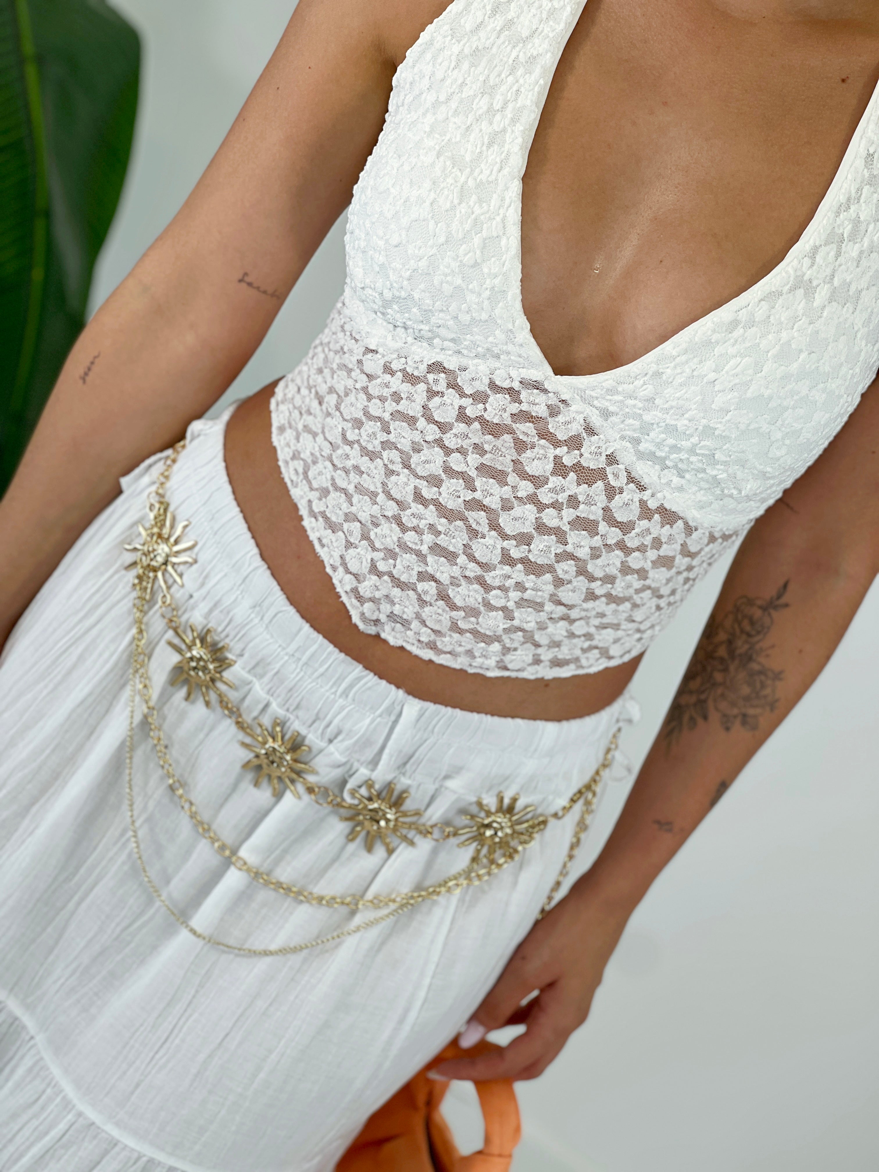 Top halter blonda - Zebra&Maduixa®