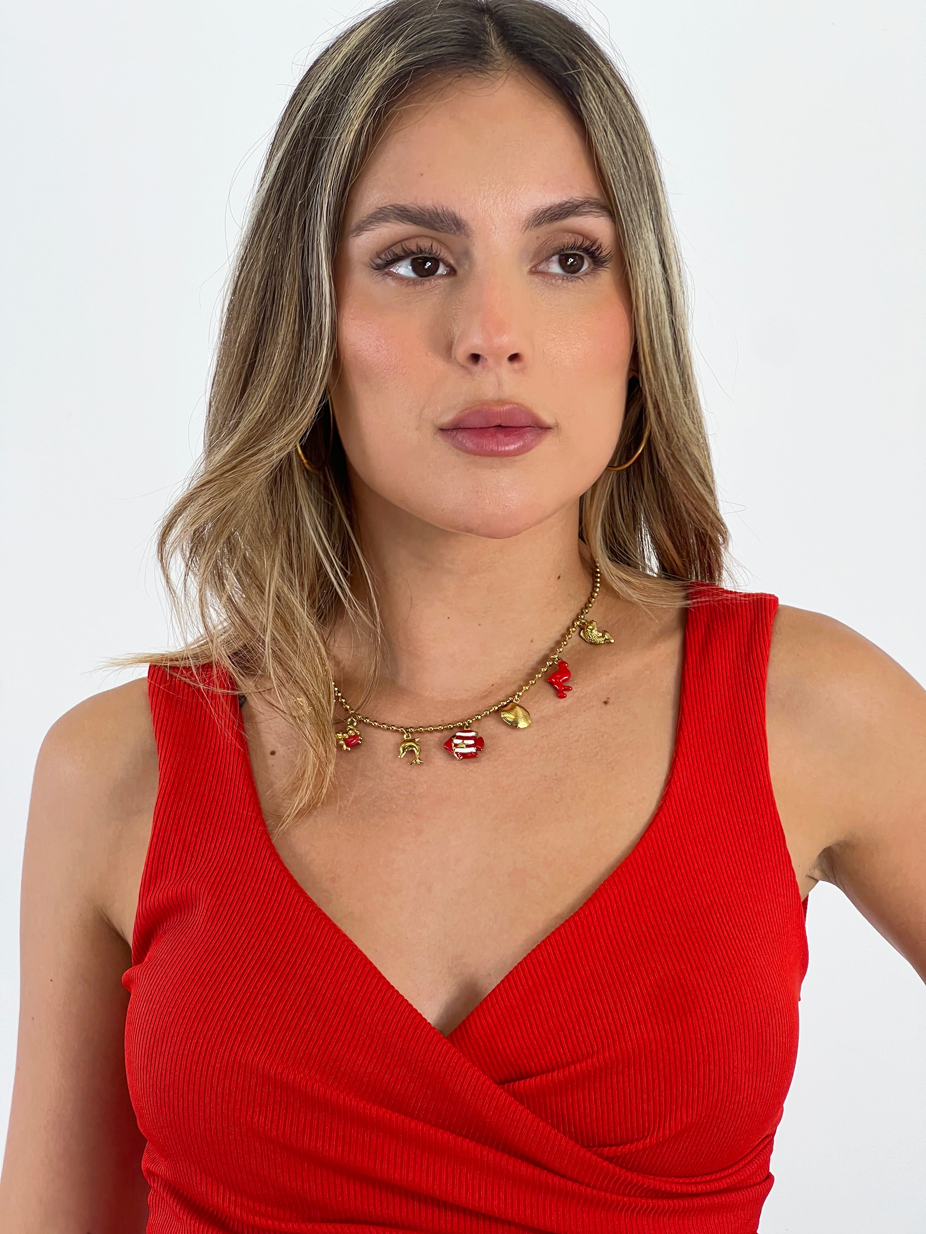 Collar con abalorios colgantes - Zebra&Maduixa®