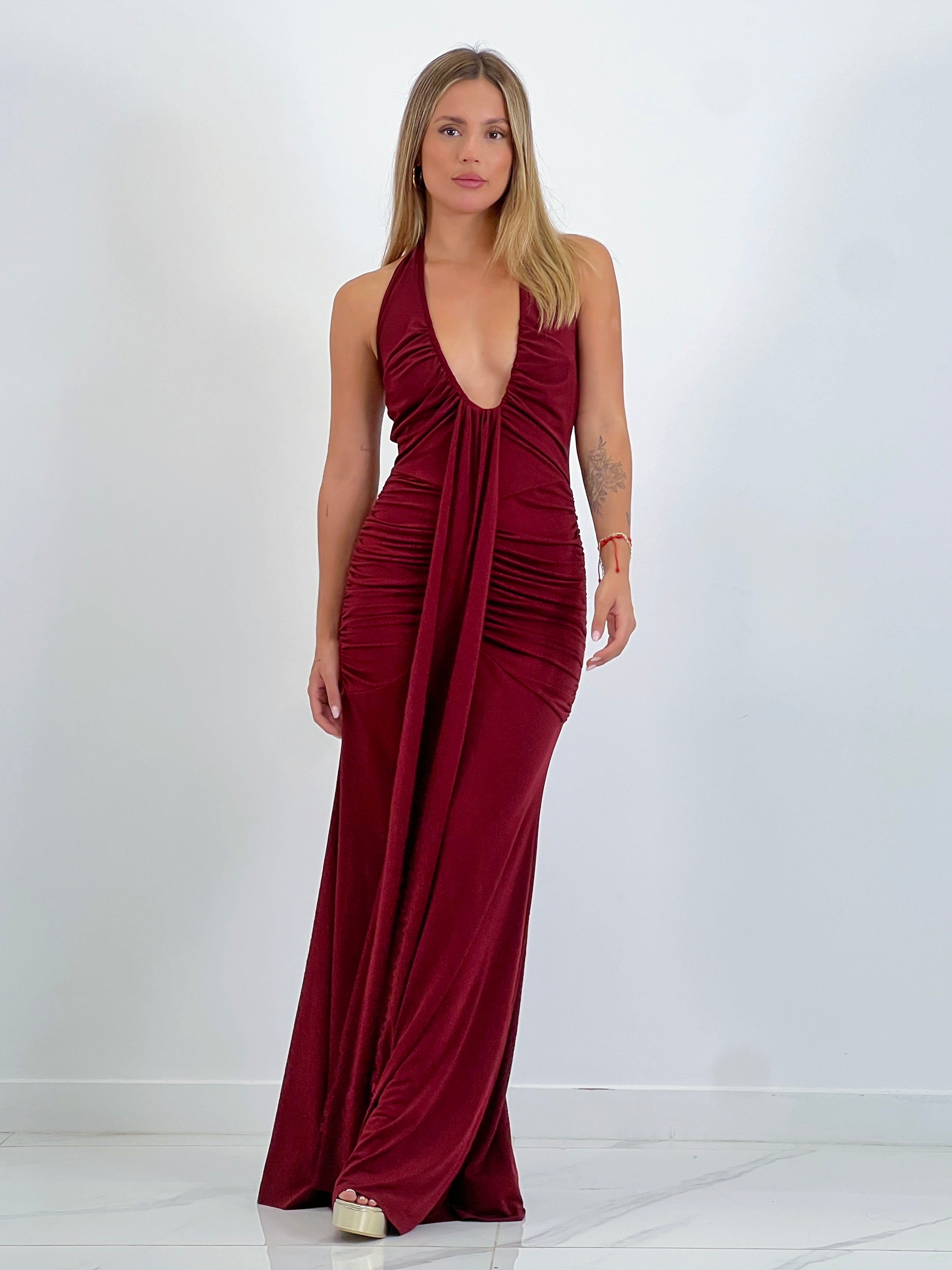 Vestido escote fruncido Ylenia - Zebra&Maduixa®
