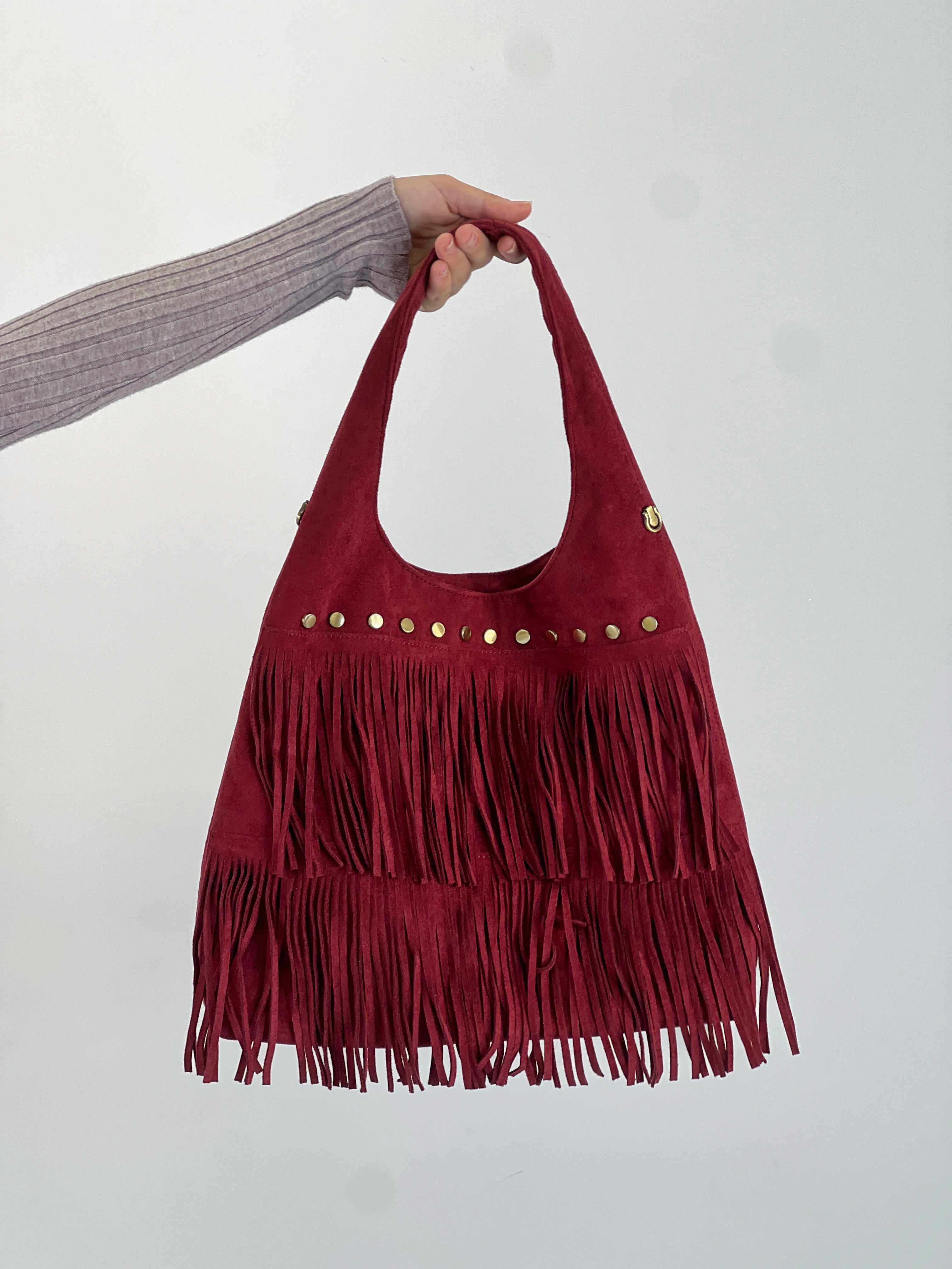 Bolso flecos tachuela - Zebra&Maduixa®
