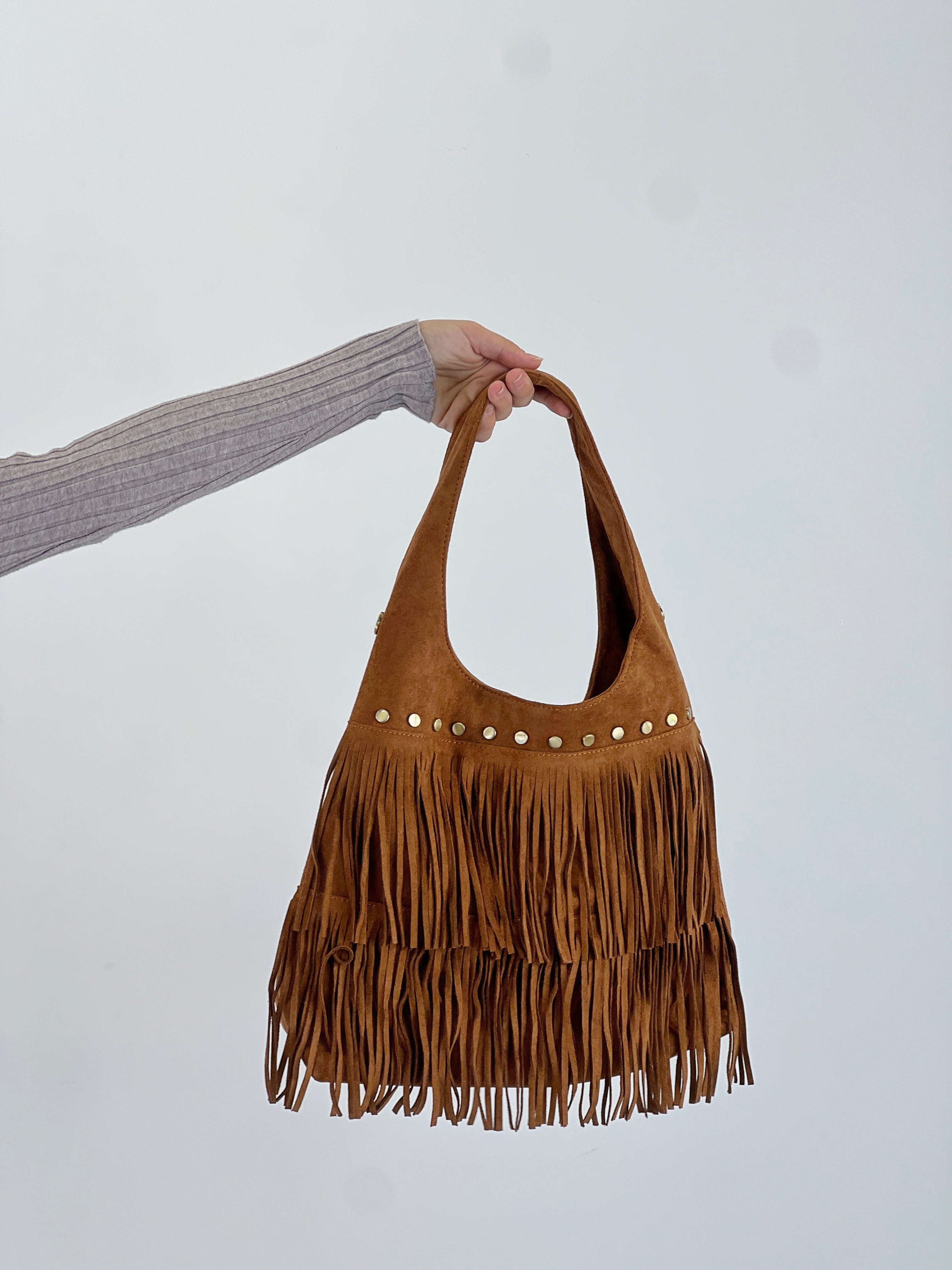 Bolso flecos tachuela - Zebra&Maduixa®