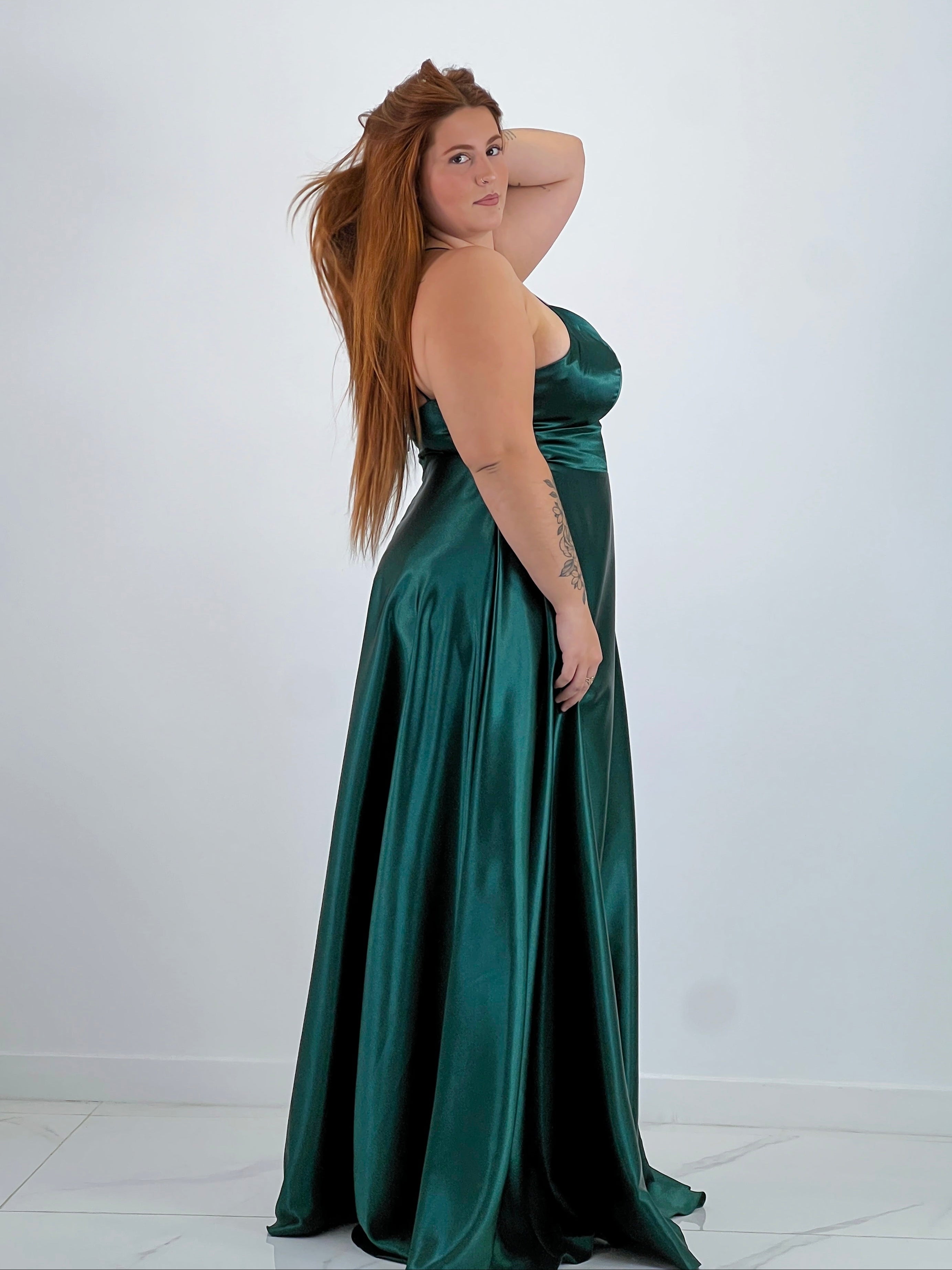Vestido raso ceremonia Emma - Zebra&Maduixa®