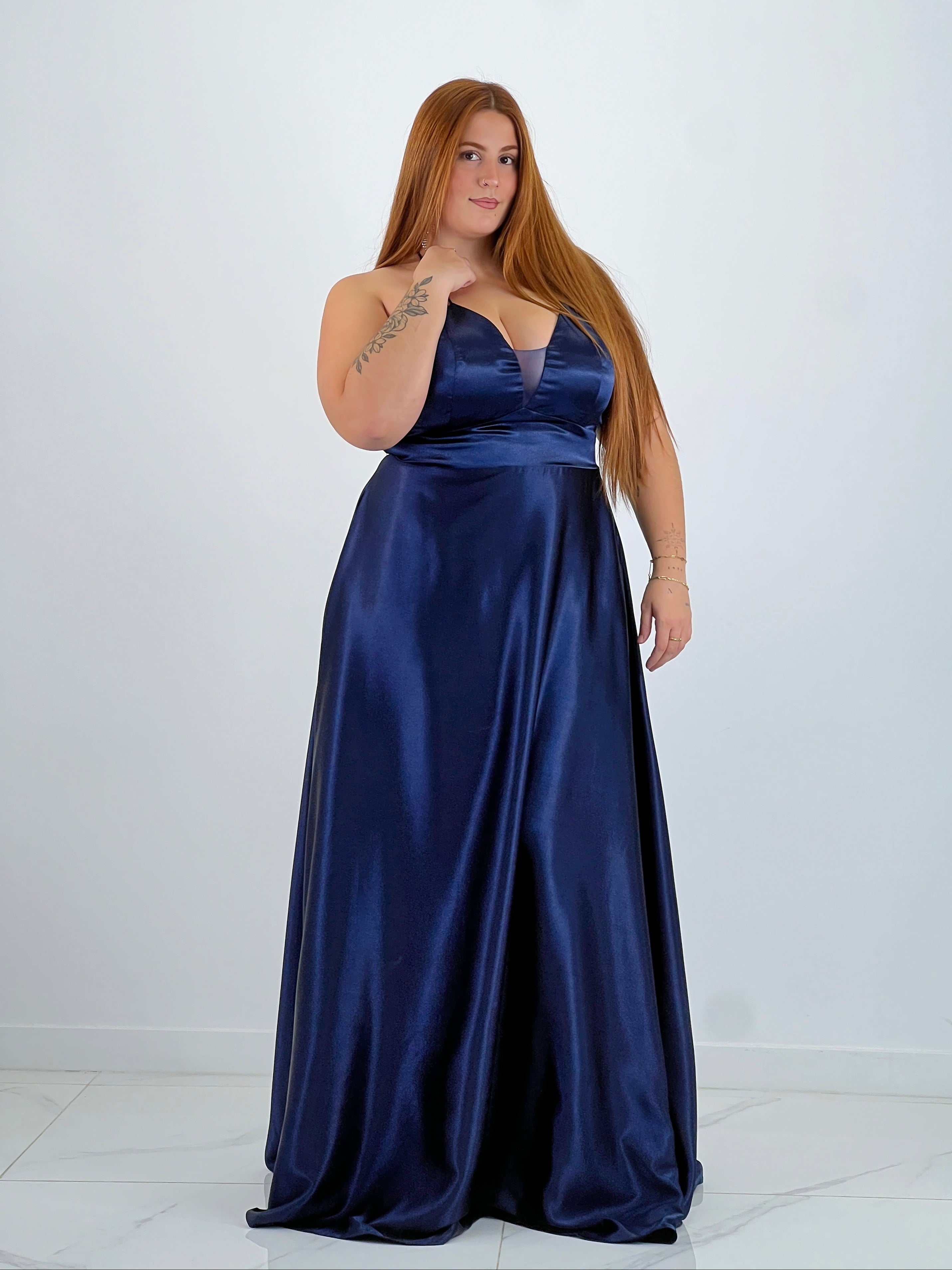 Vestido raso ceremonia Emma - Zebra&Maduixa®
