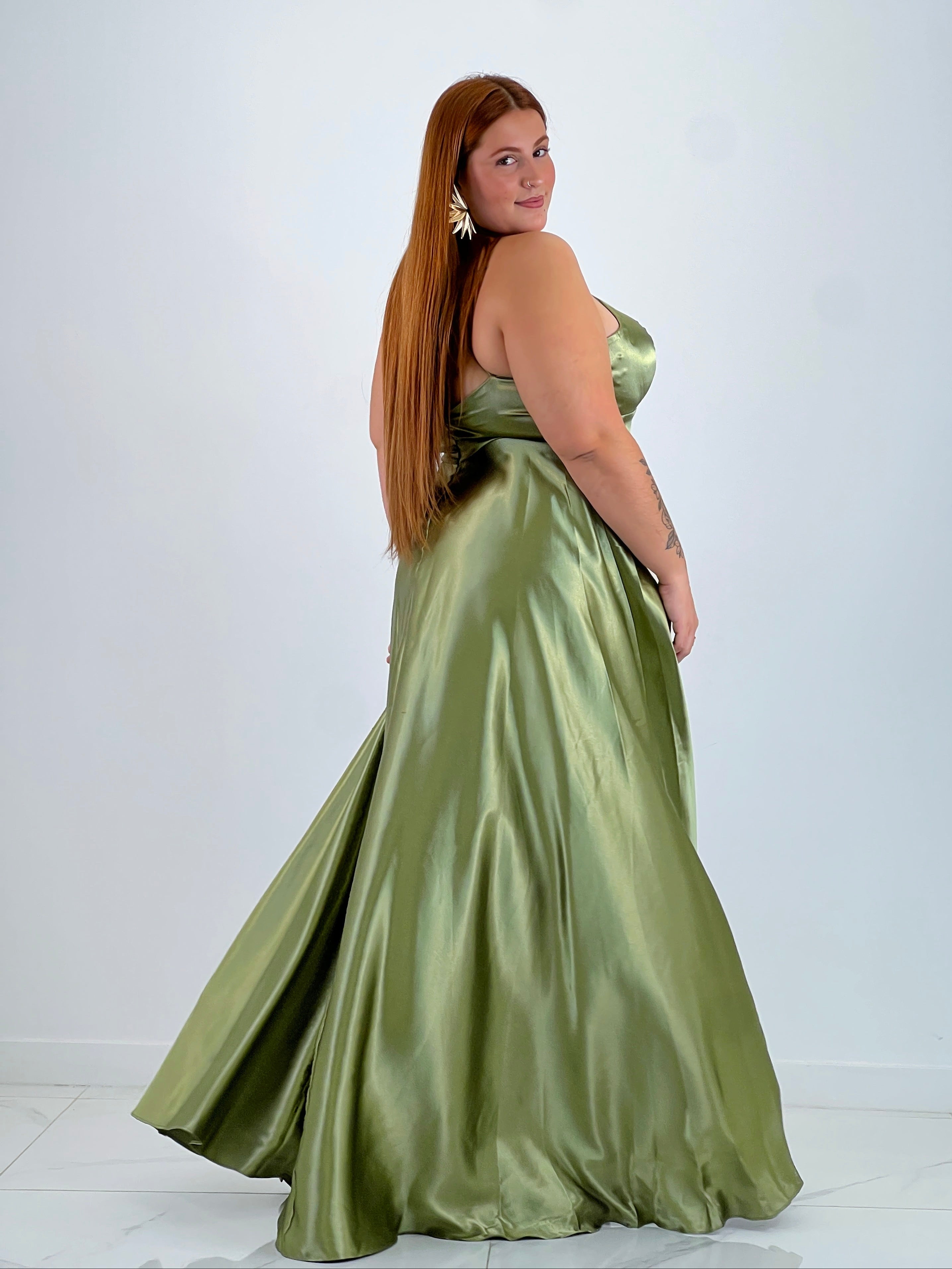 Vestido raso ceremonia Emma - Zebra&Maduixa®