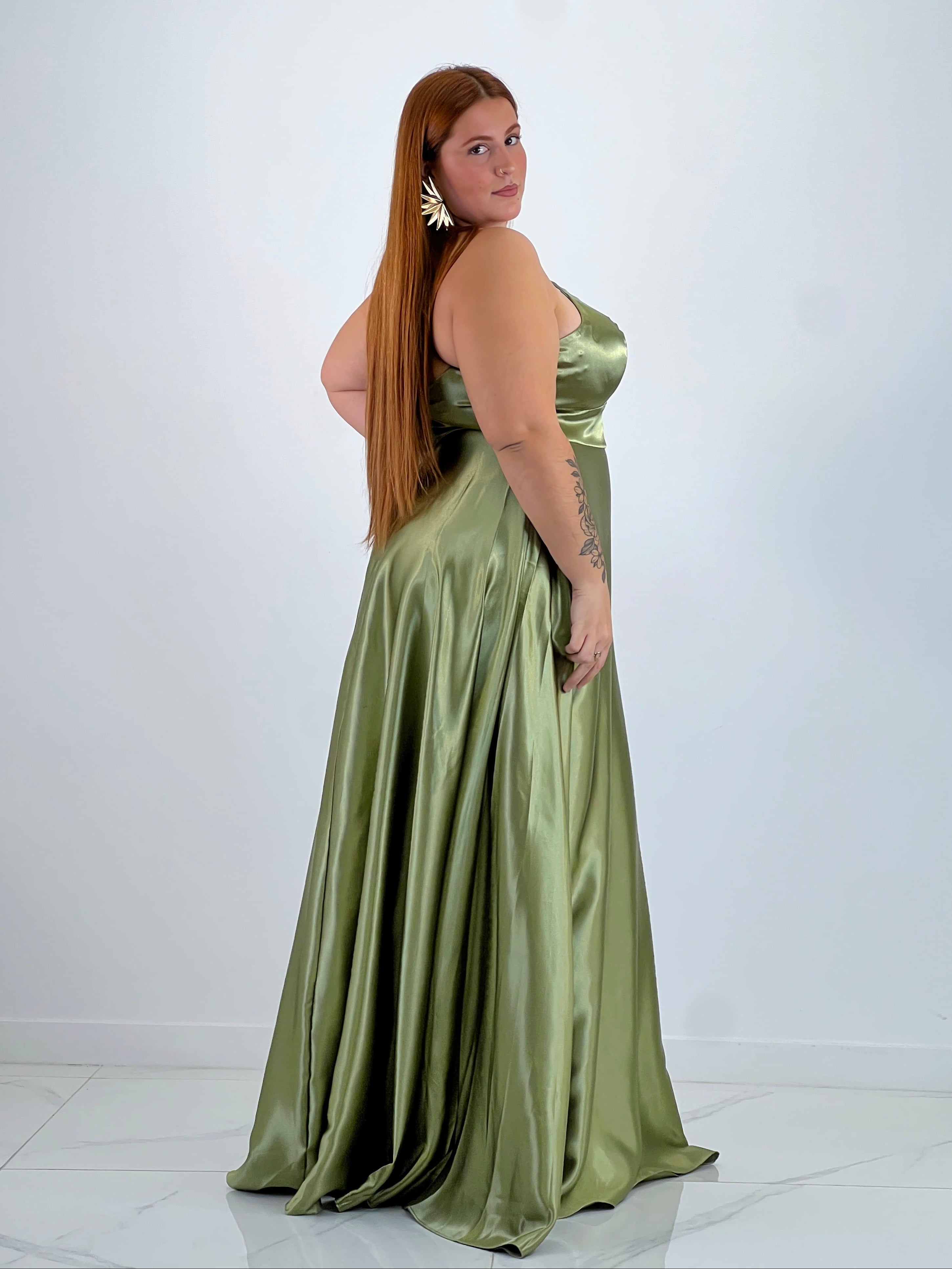 Vestido raso ceremonia Emma - Zebra&Maduixa®
