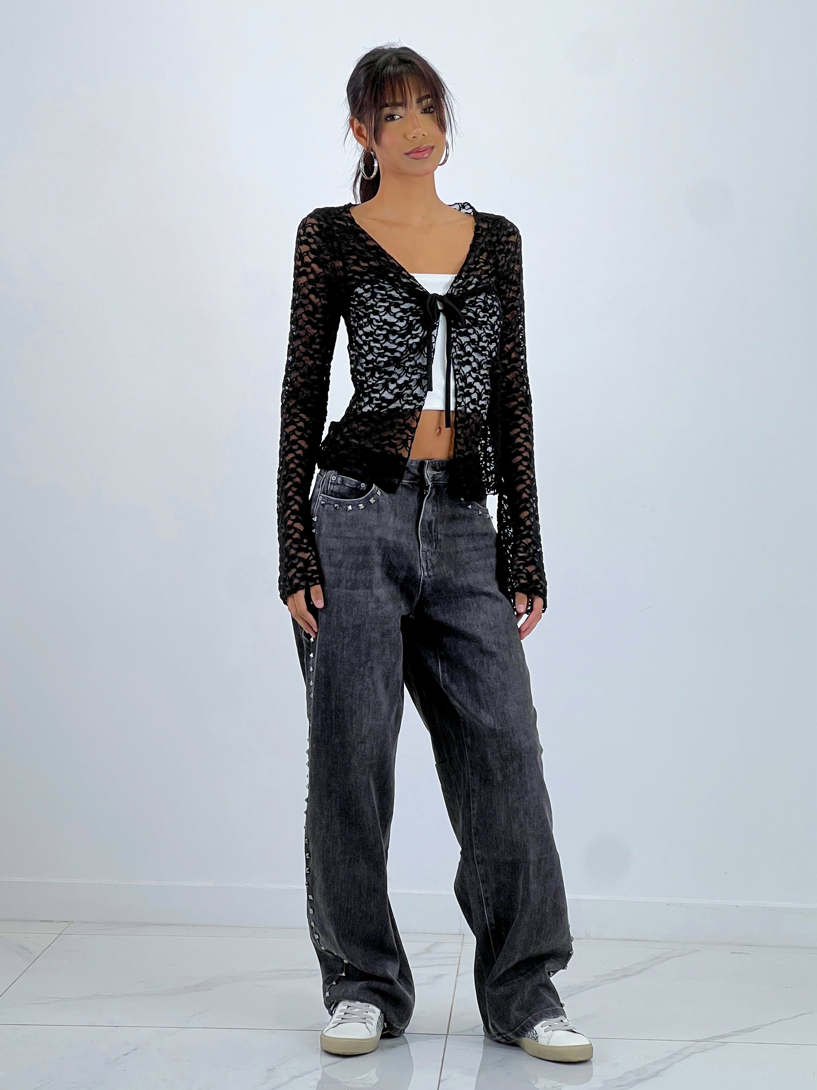 Jeans momfit tachas - Zebra&Maduixa®
