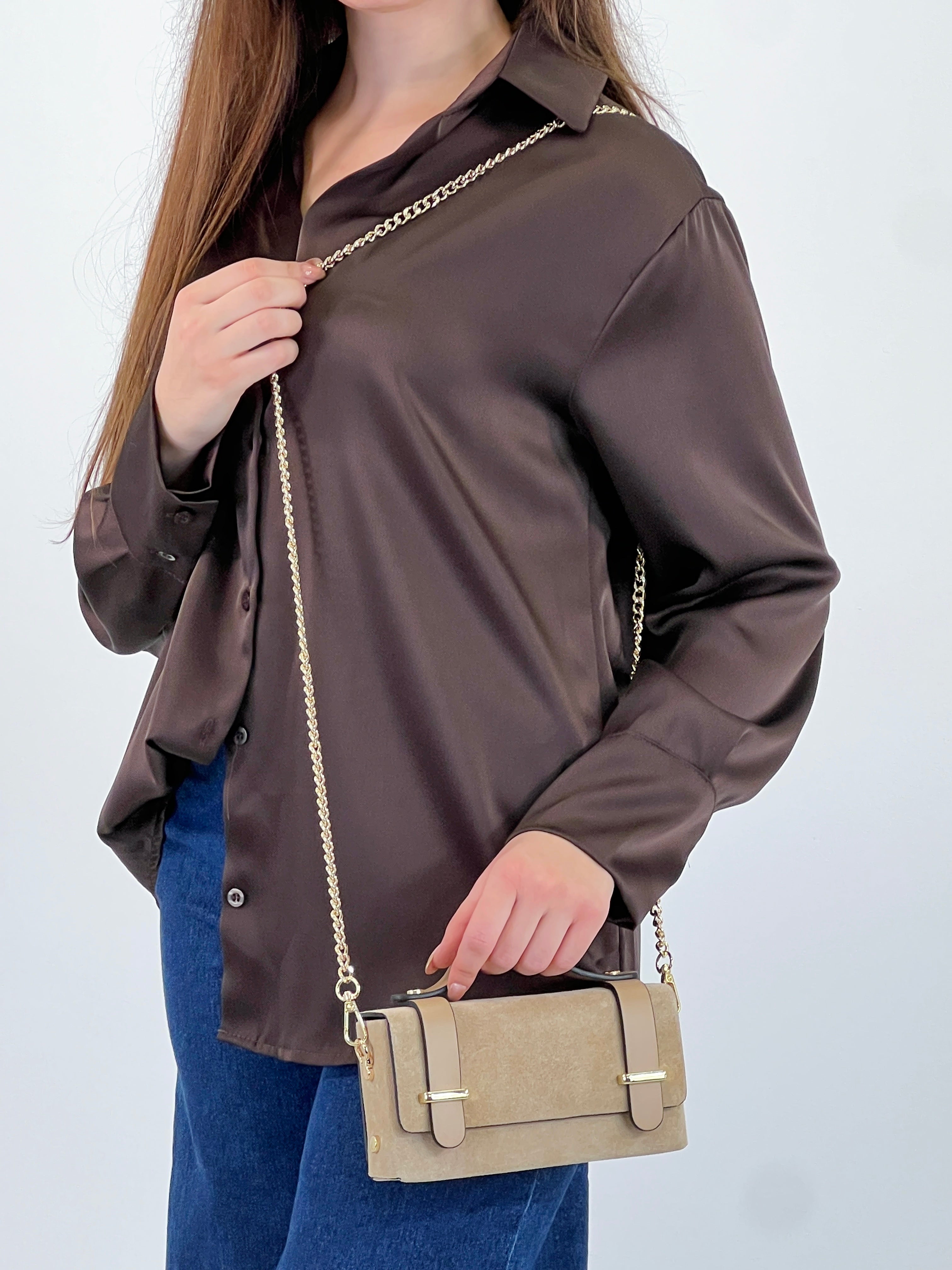 Bolso de piel correas - Zebra&Maduixa®