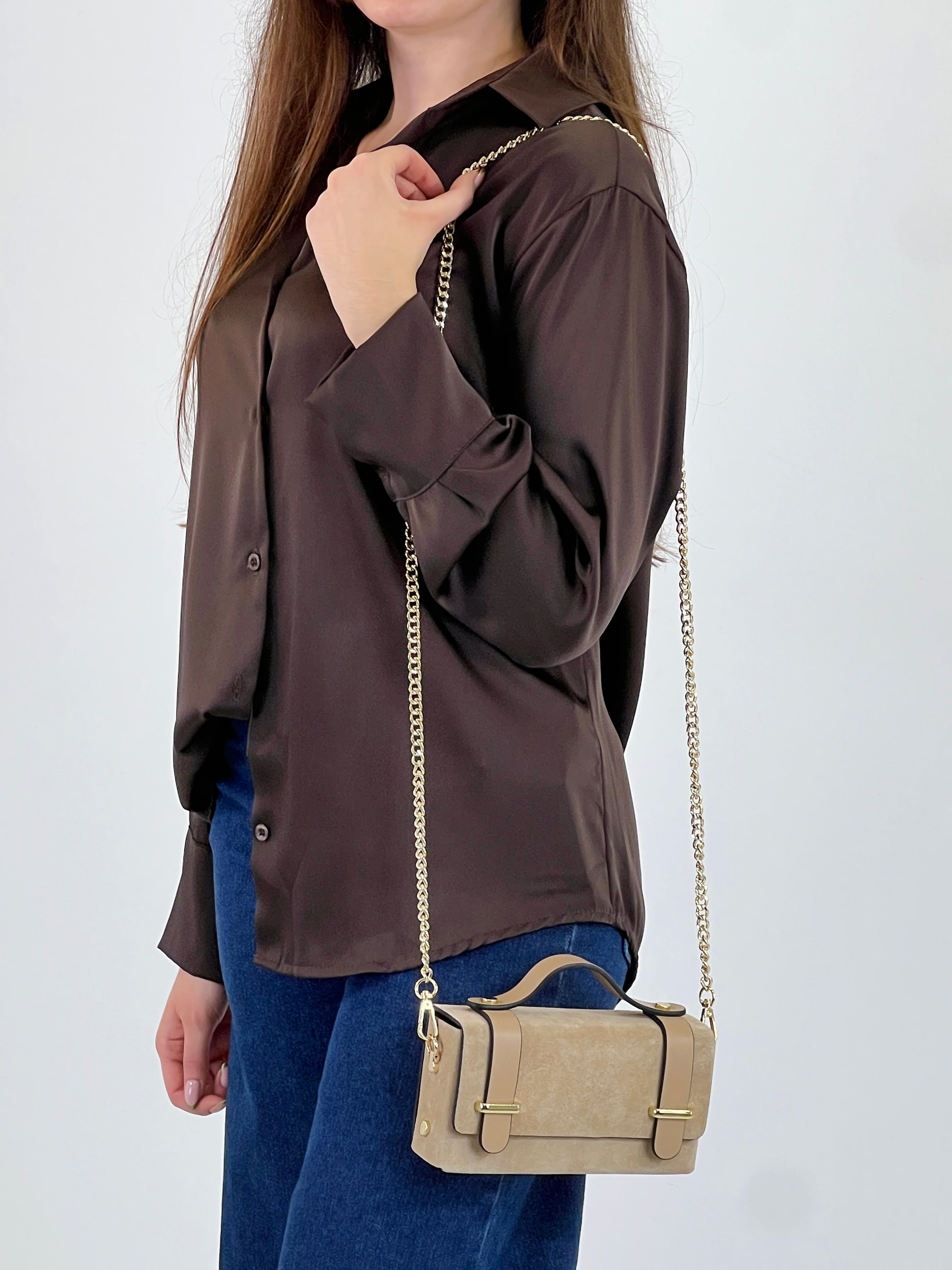 Bolso de piel correas - Zebra&Maduixa®