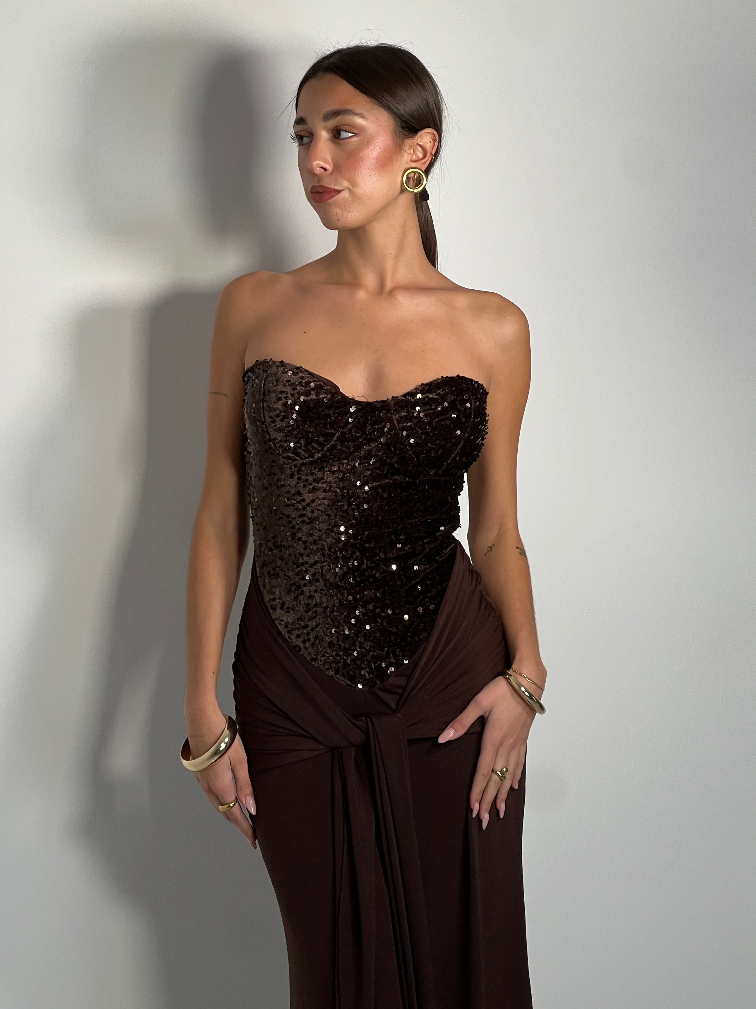 Vestido combinado terciopelo - Zebra&Maduixa®