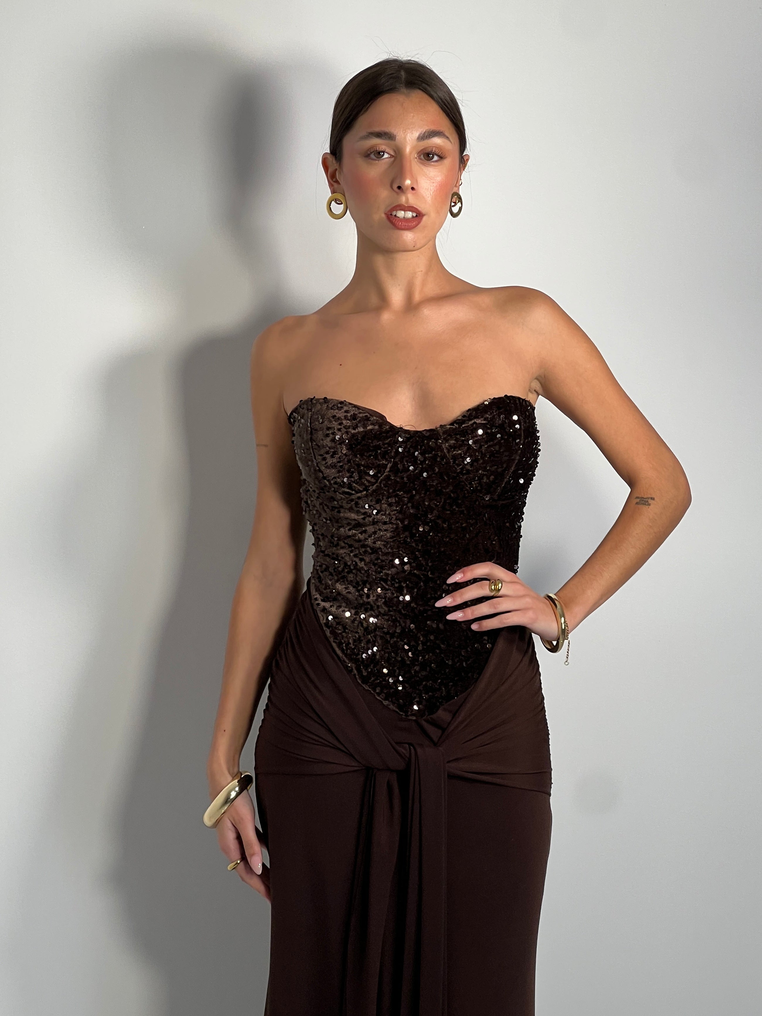 Vestido combinado terciopelo - Zebra&Maduixa®