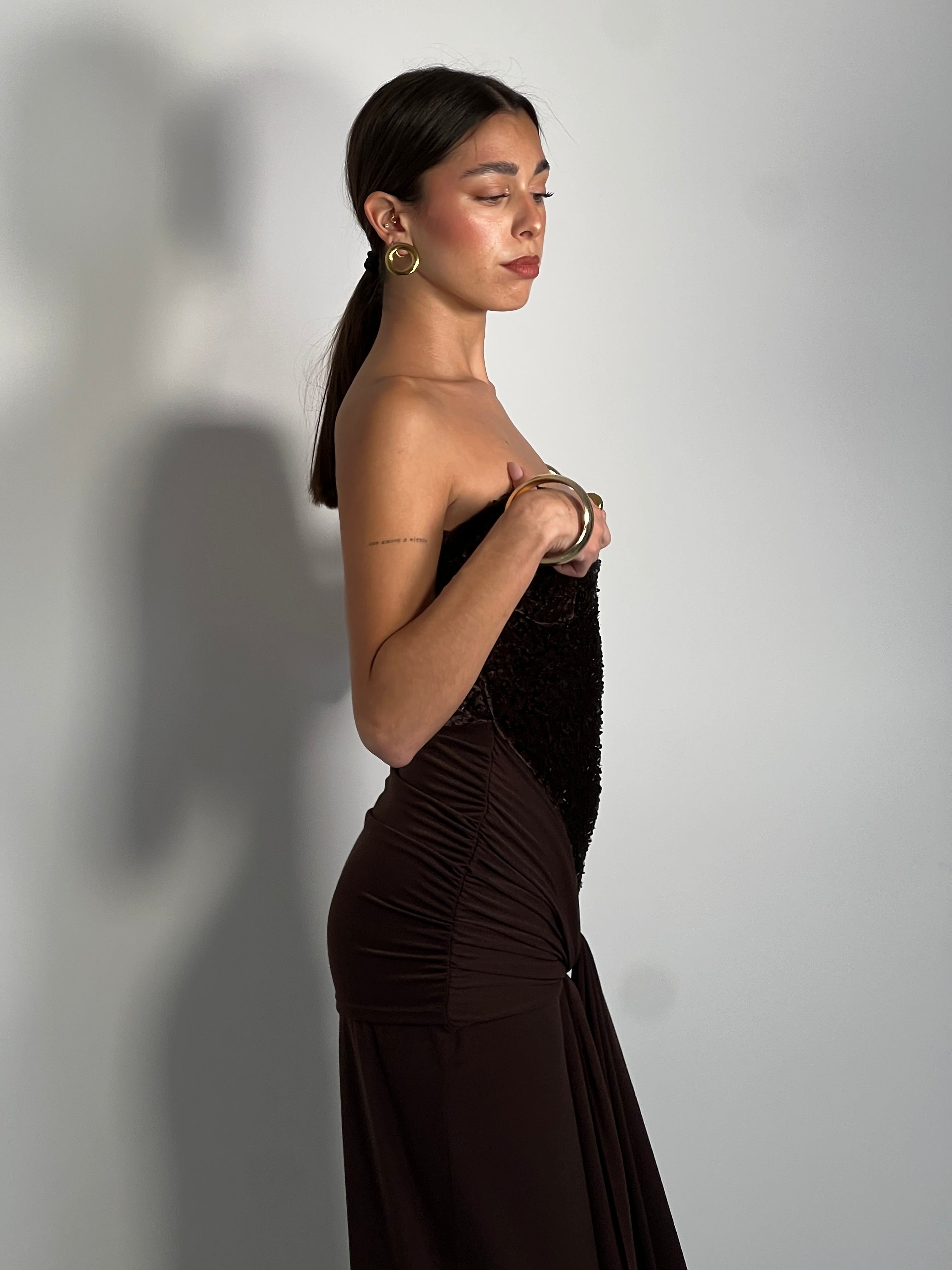 Vestido combinado terciopelo - Zebra&Maduixa®