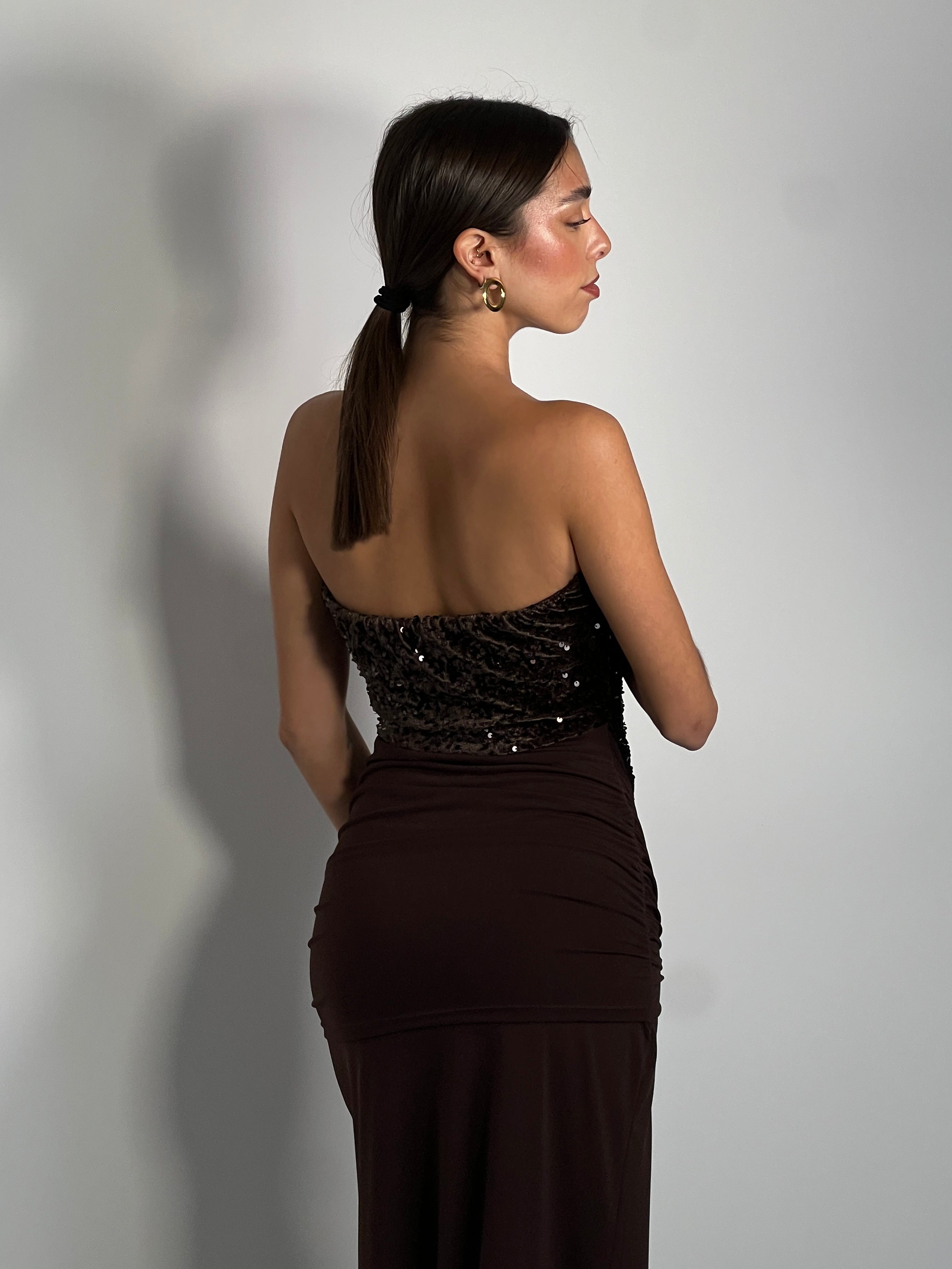 Vestido combinado terciopelo - Zebra&Maduixa®