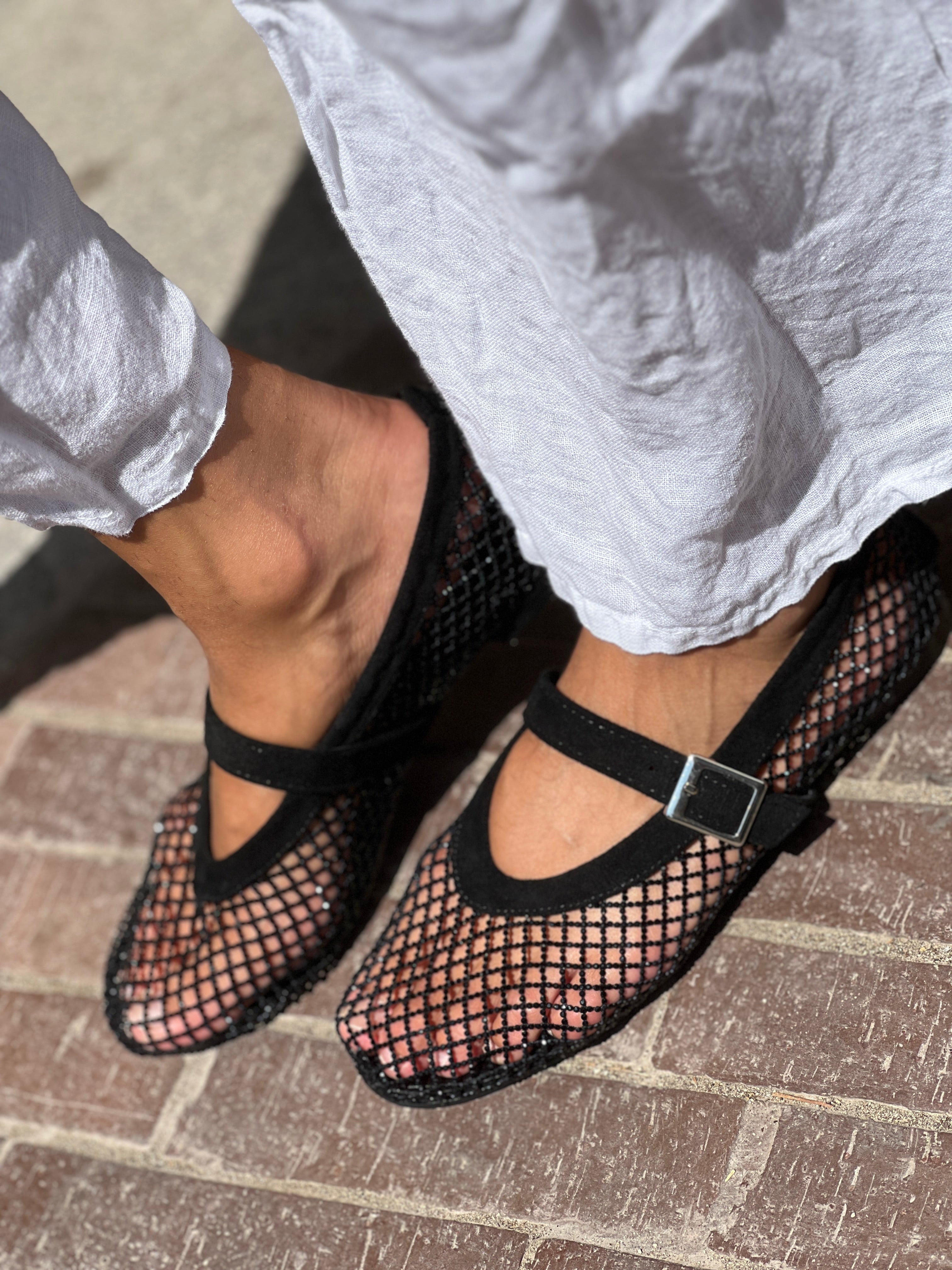 Ballerine con rete