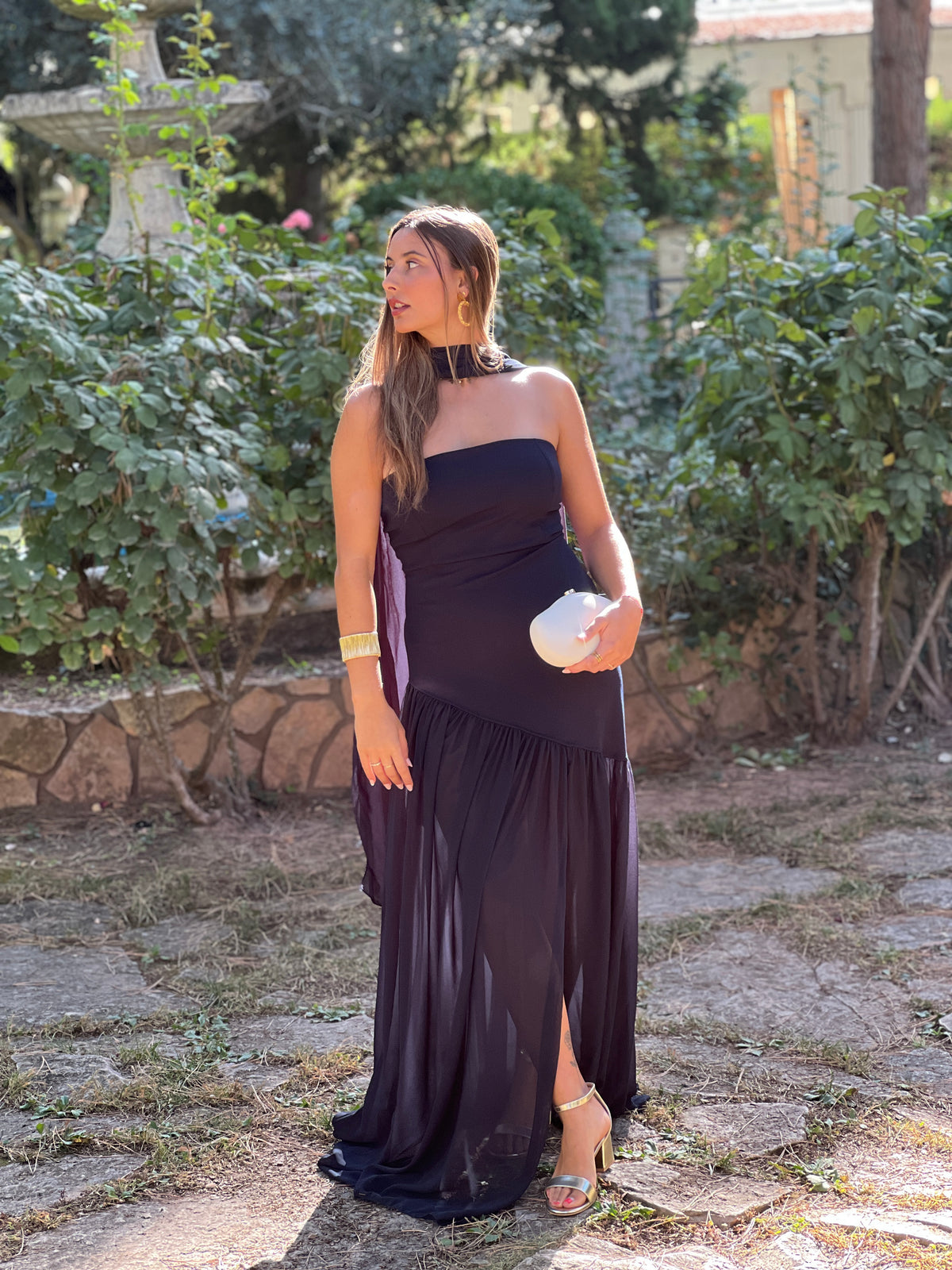 Vestido asimétrico capa Siena - Zebra&Maduixa®