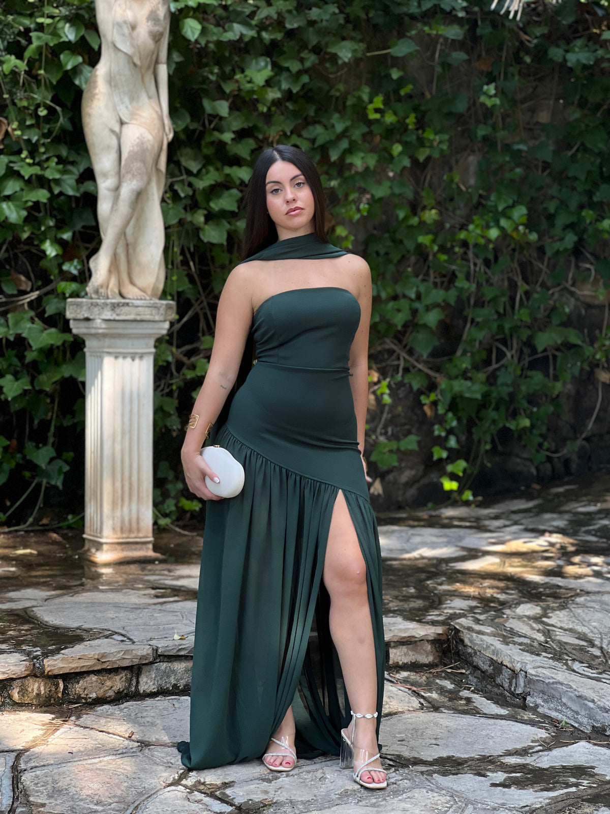 Vestido asimétrico capa Siena - Zebra&Maduixa®