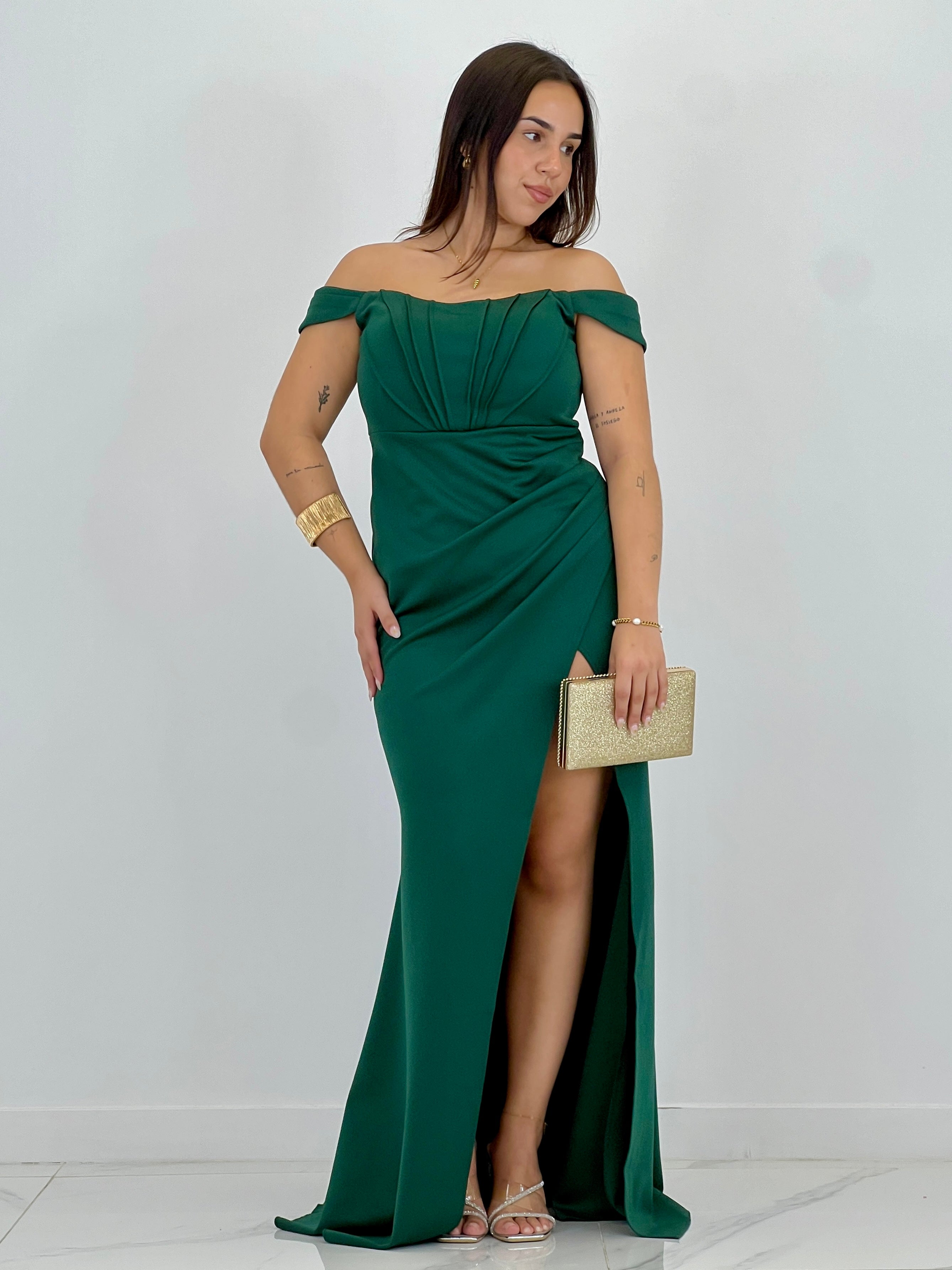 Vestido palabra de honor Selene - Zebra&Maduixa®
