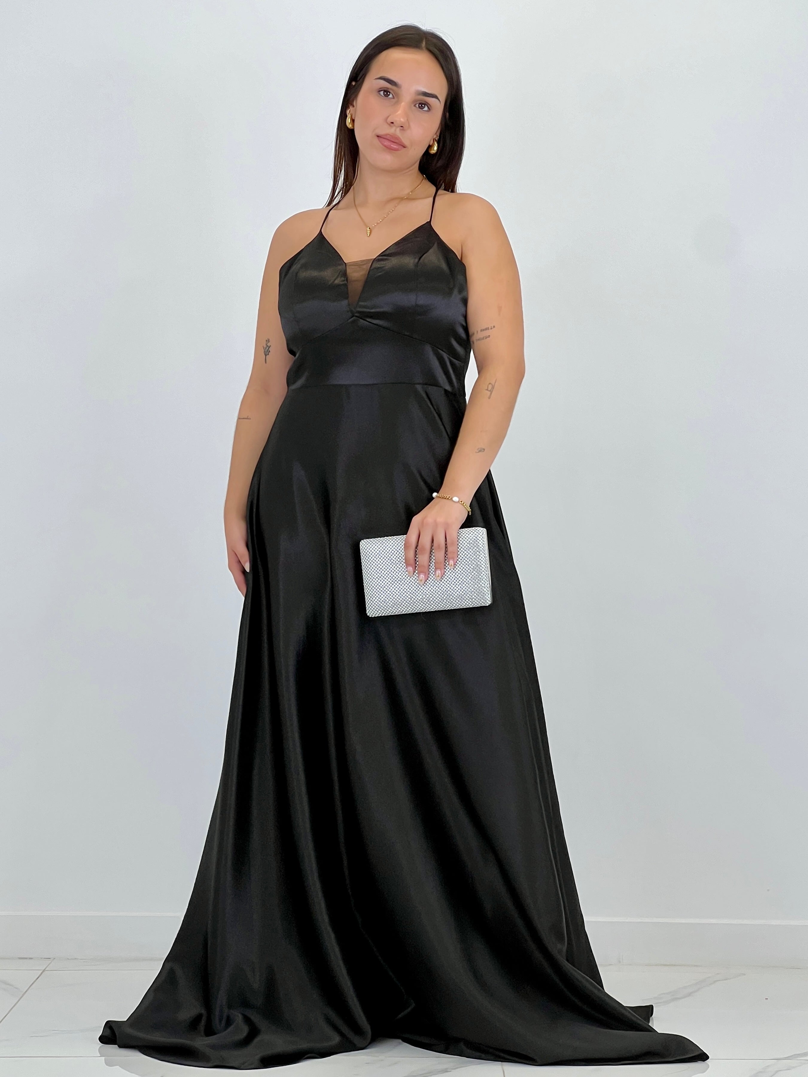 Vestido raso ceremonia Emma - Zebra&Maduixa®