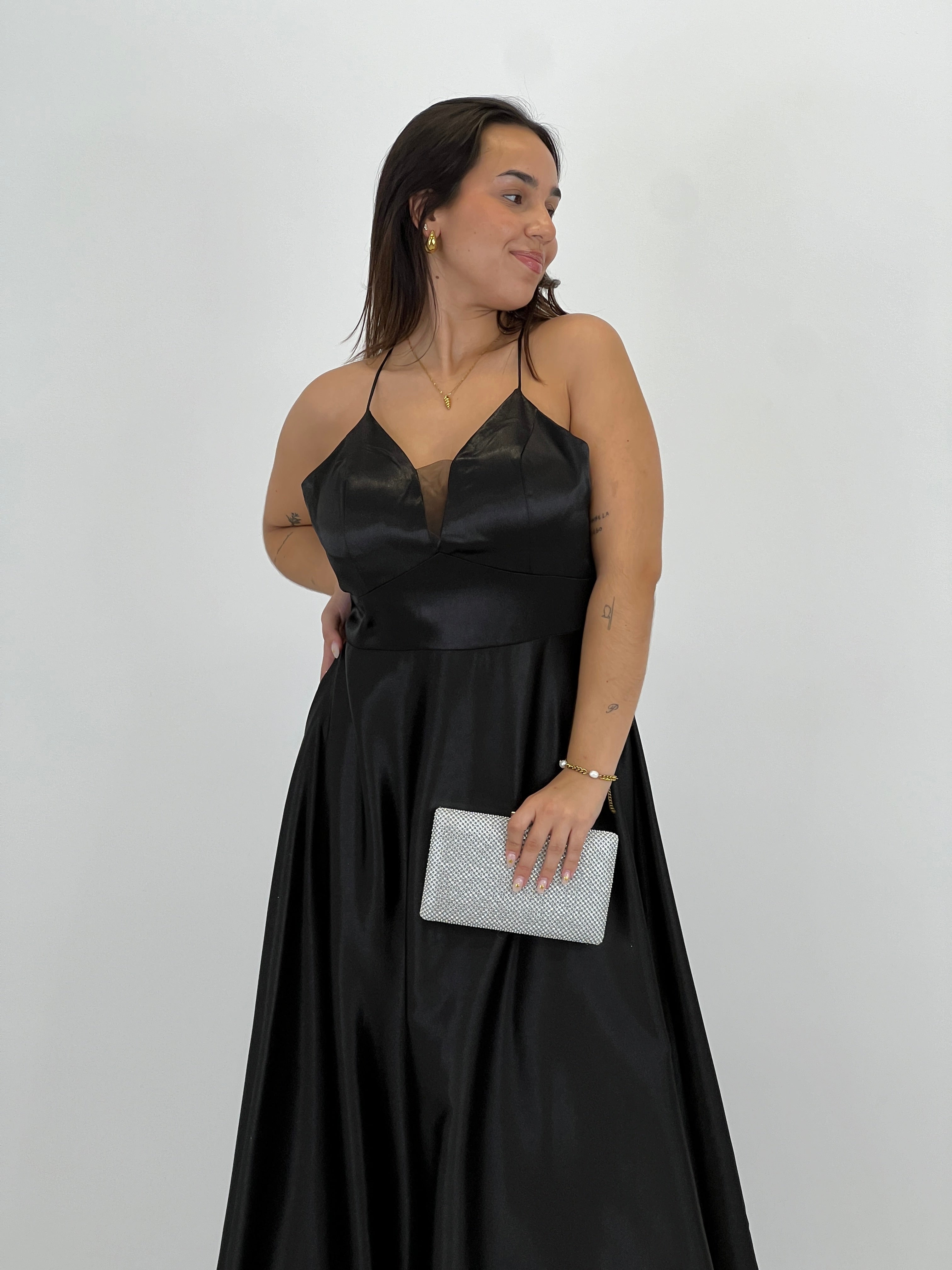 Vestido raso ceremonia Emma - Zebra&Maduixa®