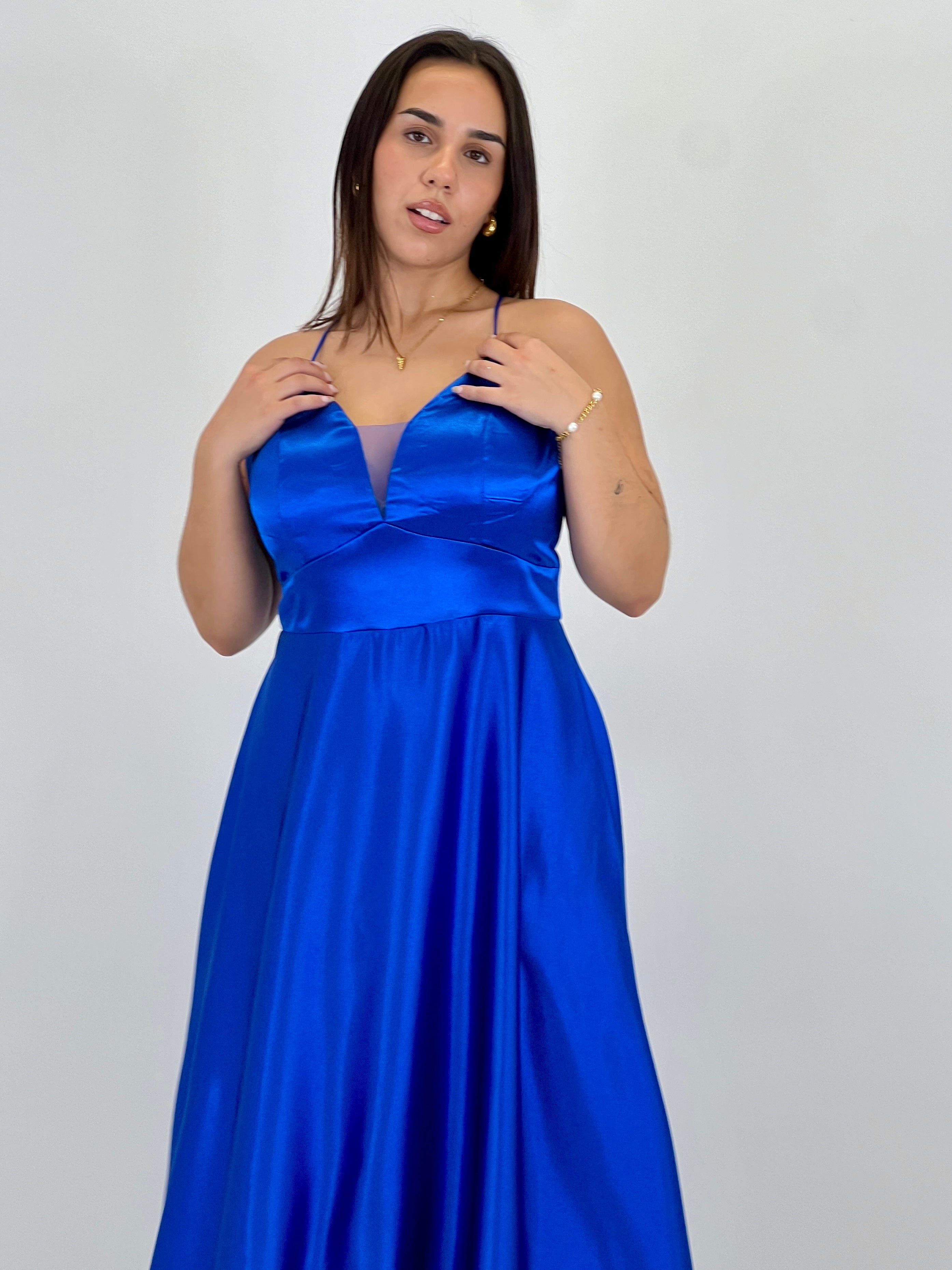 Vestido raso ceremonia Emma - Zebra&Maduixa®