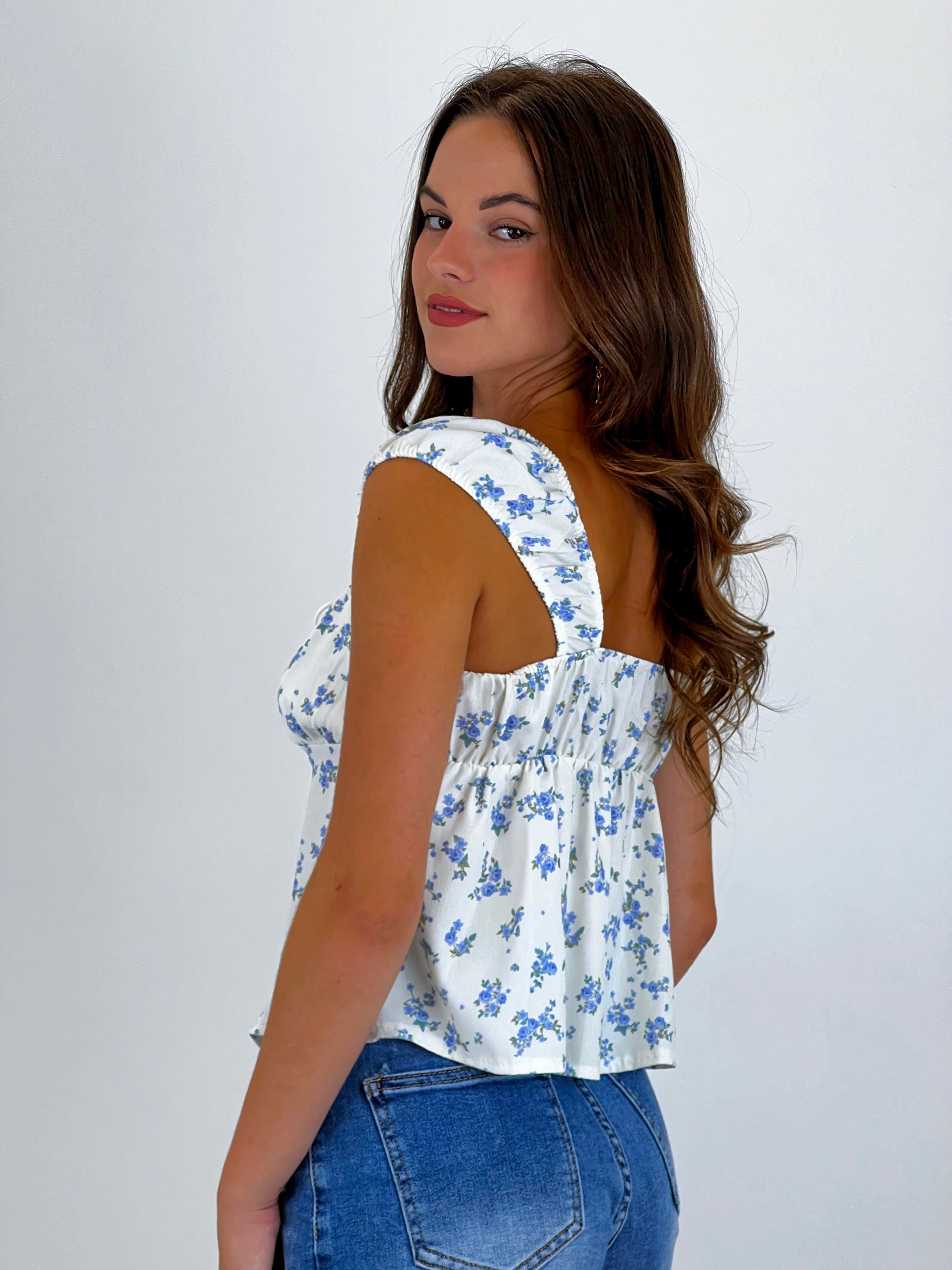 Top anudado flores - Zebra&Maduixa®