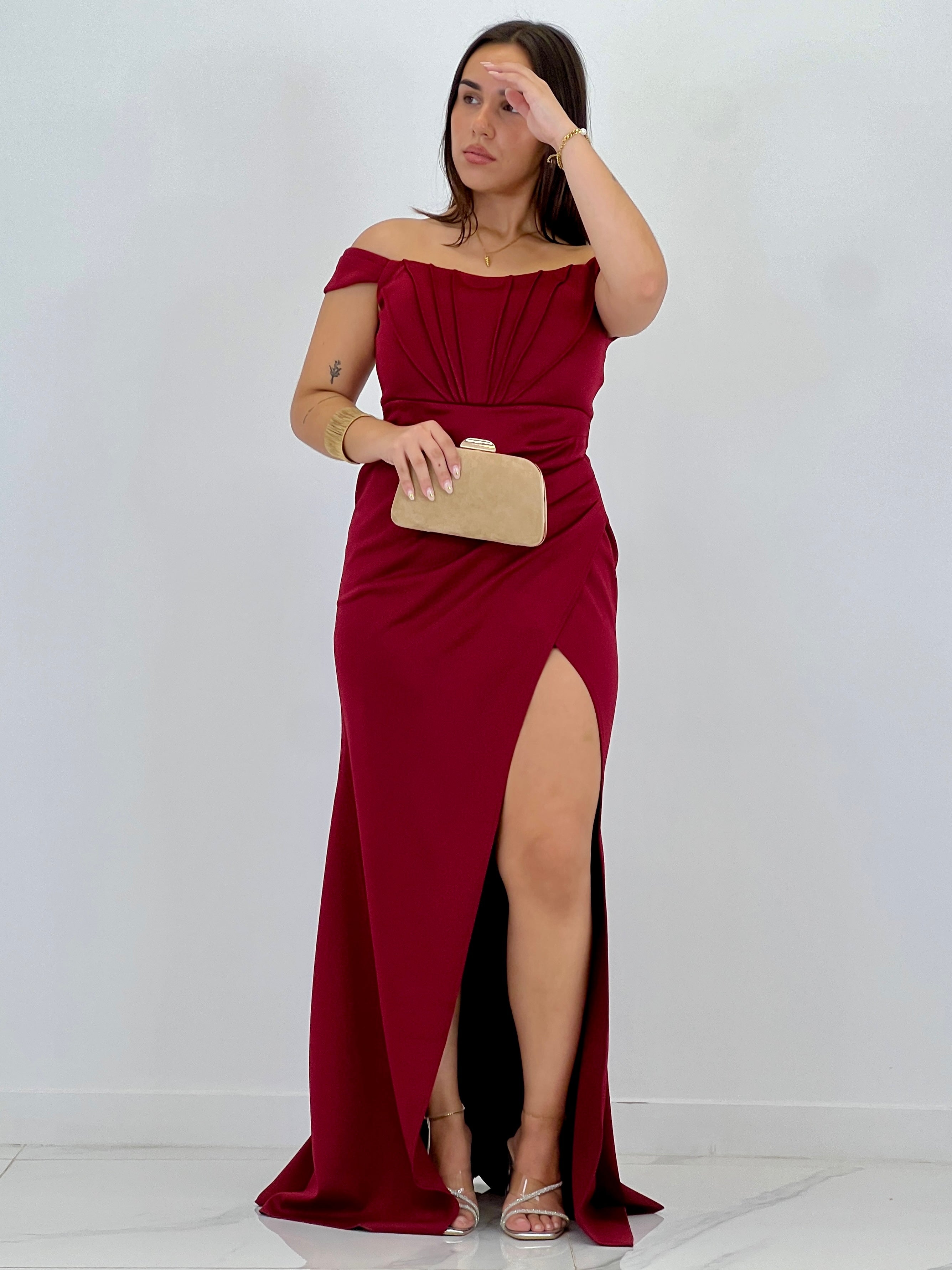 Vestido palabra de honor Selene - Zebra&Maduixa®