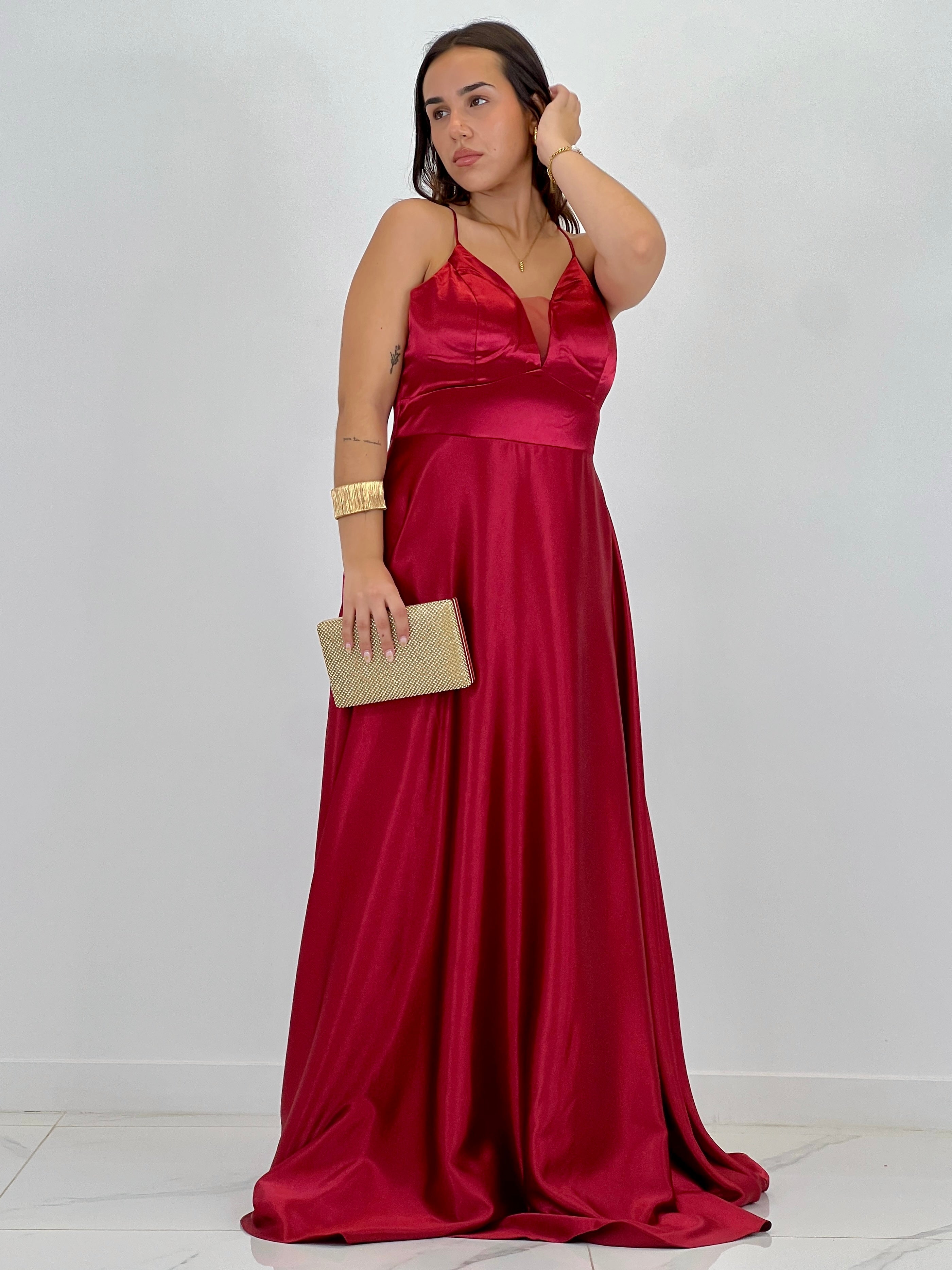 Vestido raso ceremonia Emma - Zebra&Maduixa®