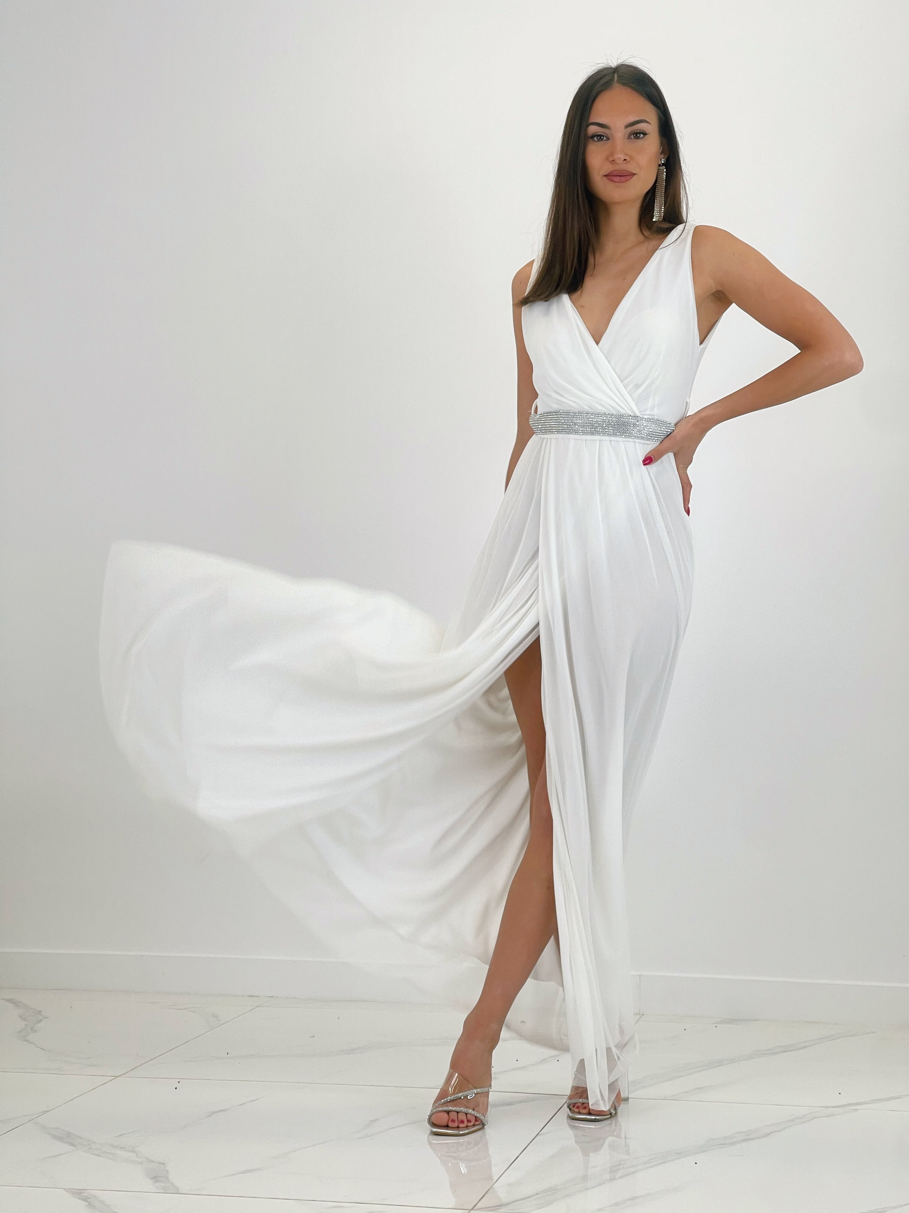 Vestido de tul Lucia Blanco - Zebra&Maduixa®