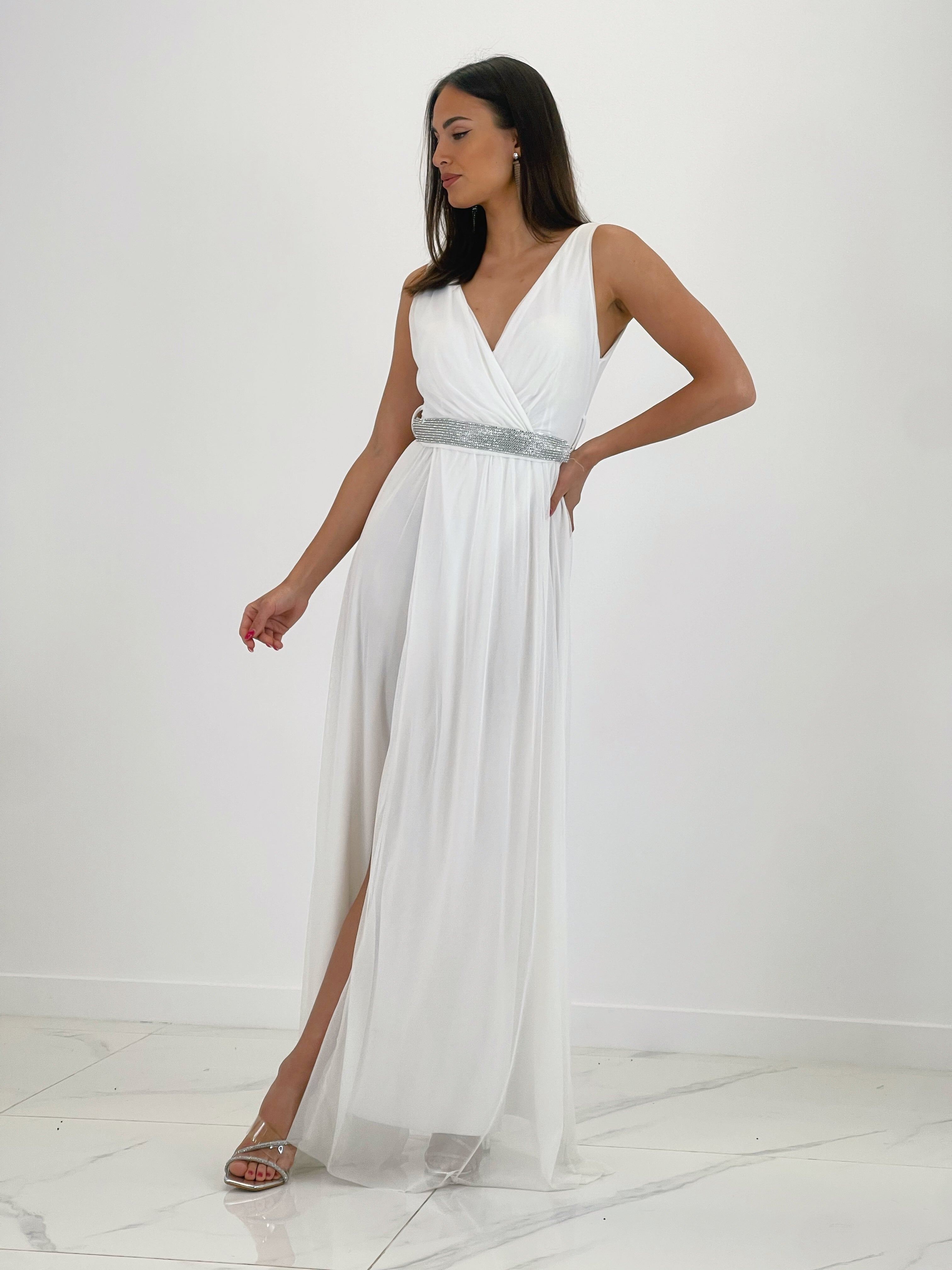 Vestido de tul Lucia Blanco - Zebra&Maduixa®