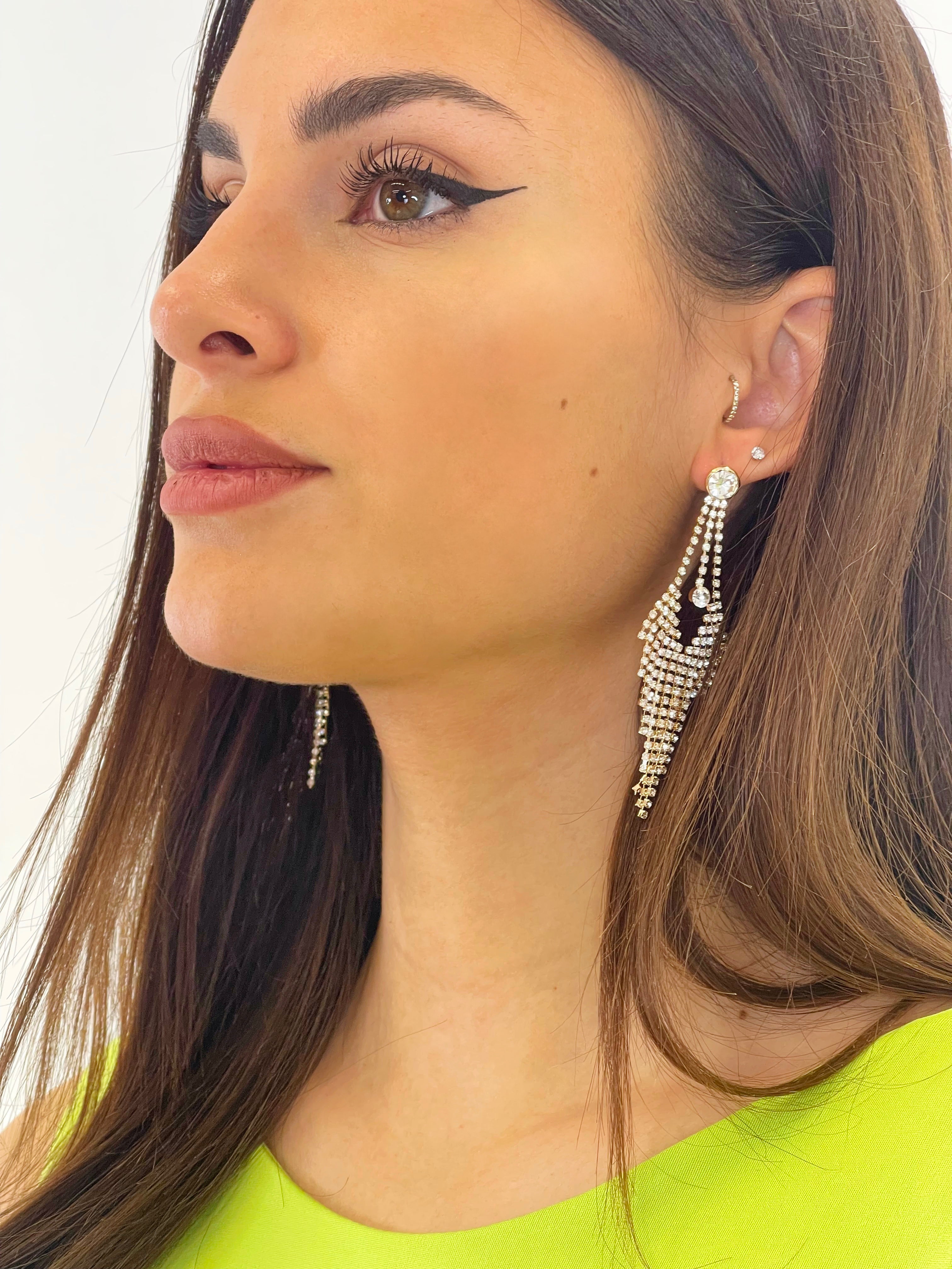 Pendientes péndulo pedrería - Zebra&Maduixa®