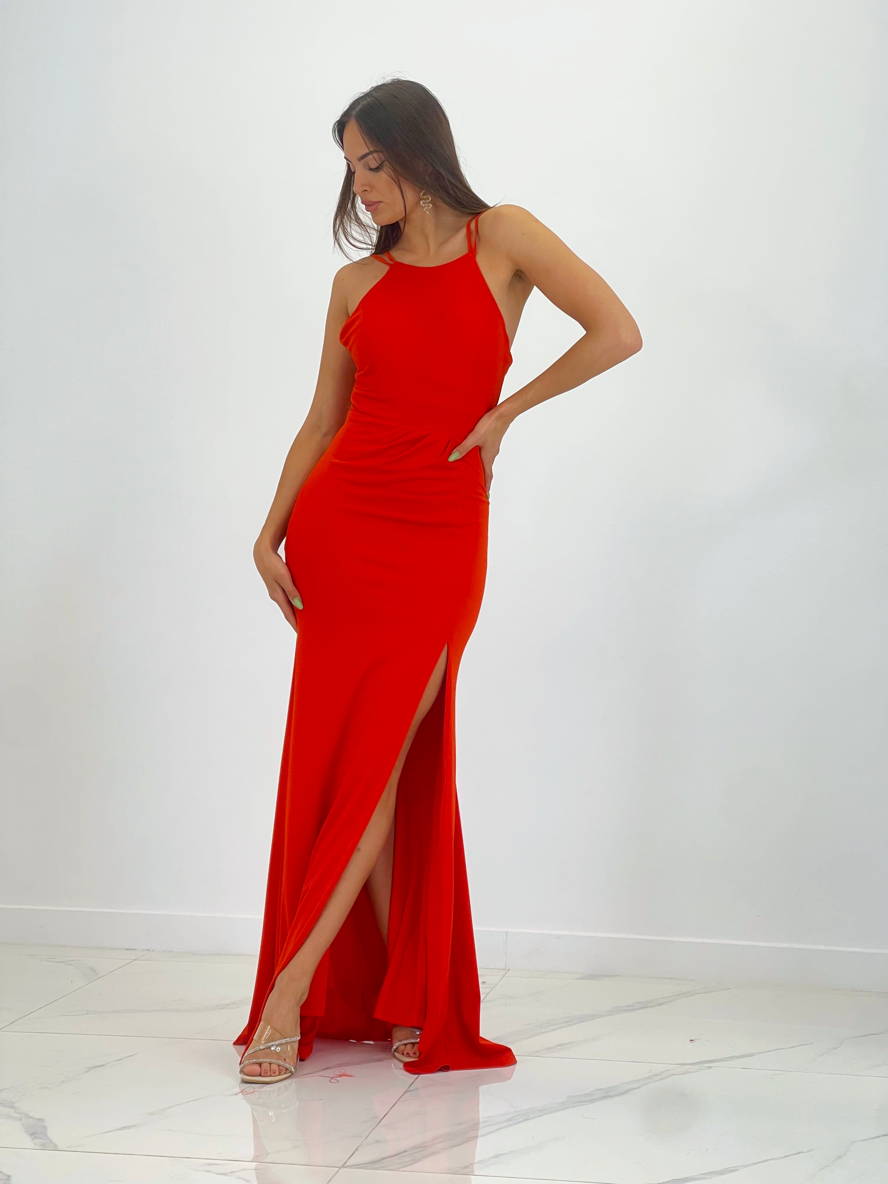 Robe dos nu de cérémonie Dionisia