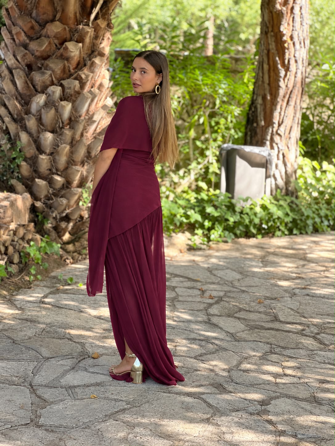 Vestido asimétrico capa Siena - Zebra&Maduixa®