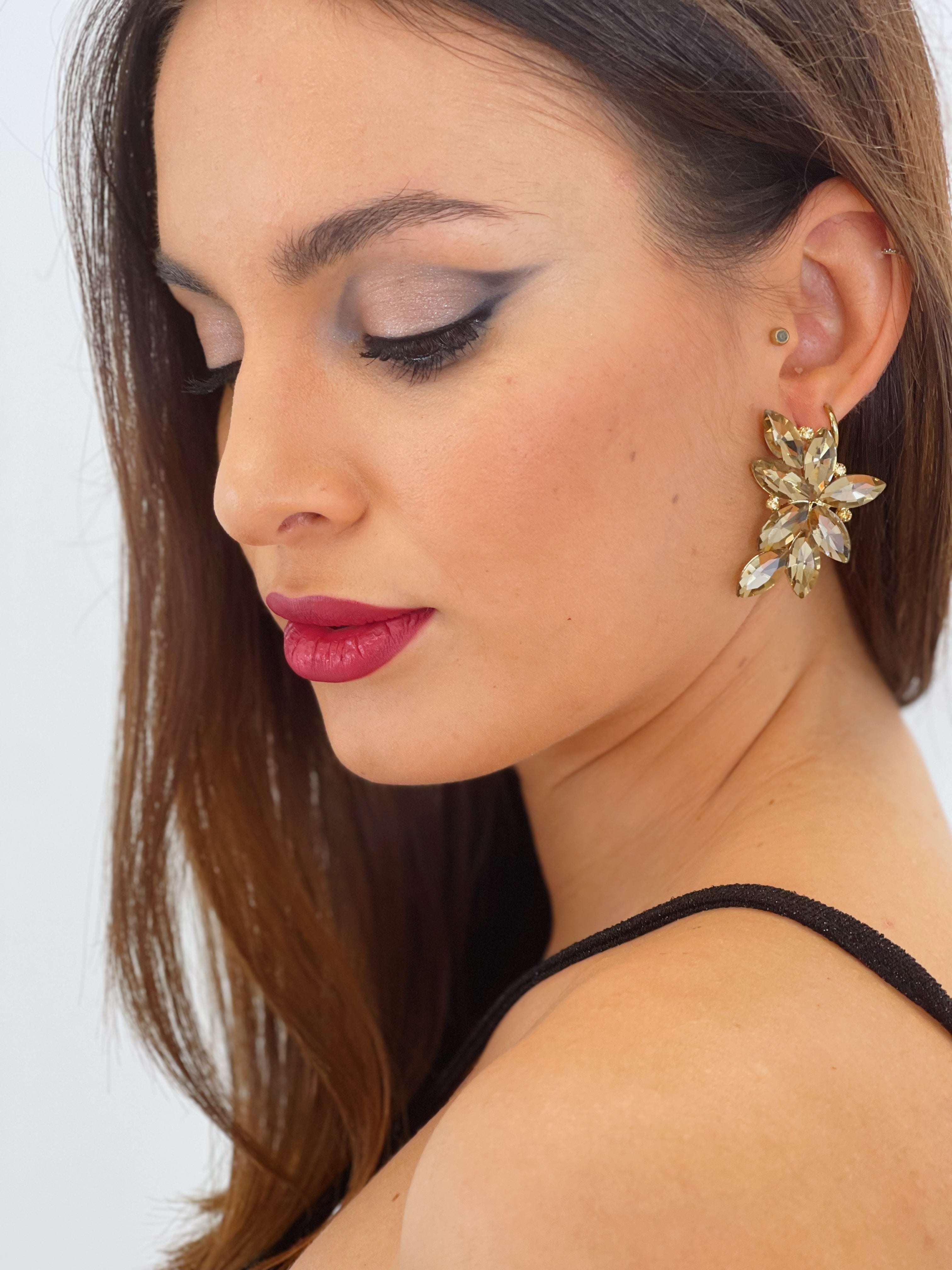 Boucle d'oreille cristal Escarcha